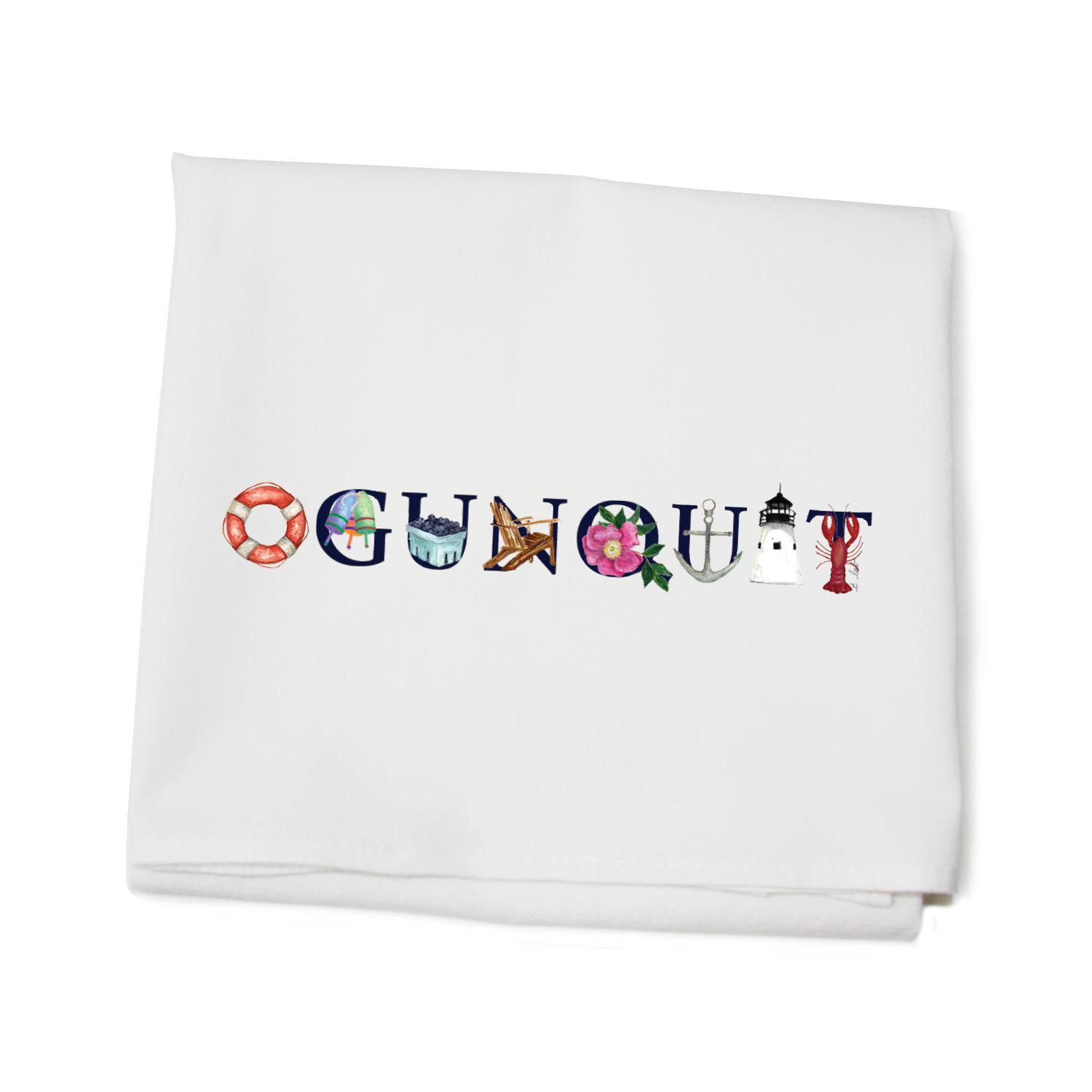 ogunquit flour sack towel