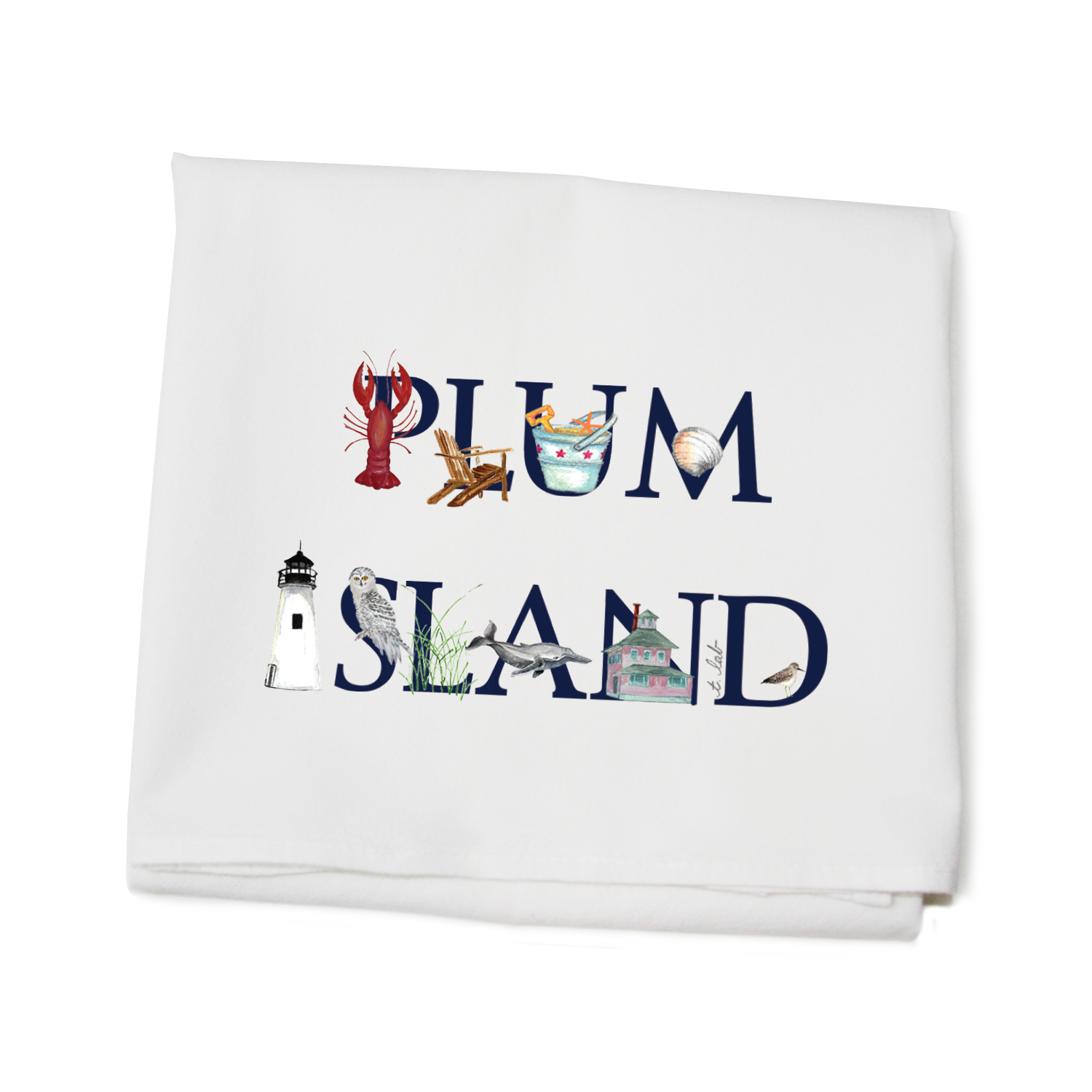 plum island flour sack towel
