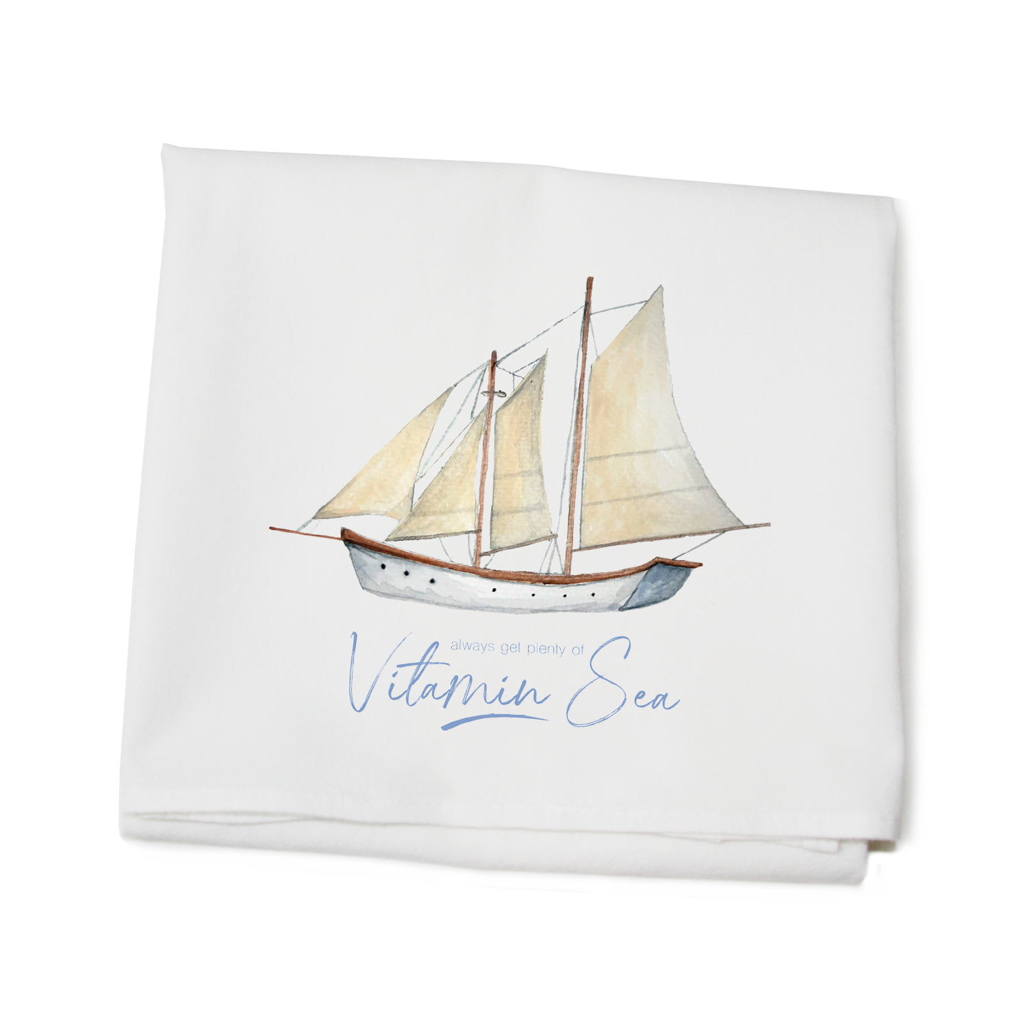 vitamin sea flour sack towel