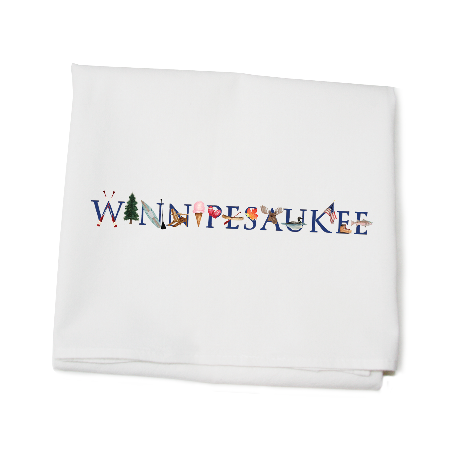 winnipesaukee flour sack towel