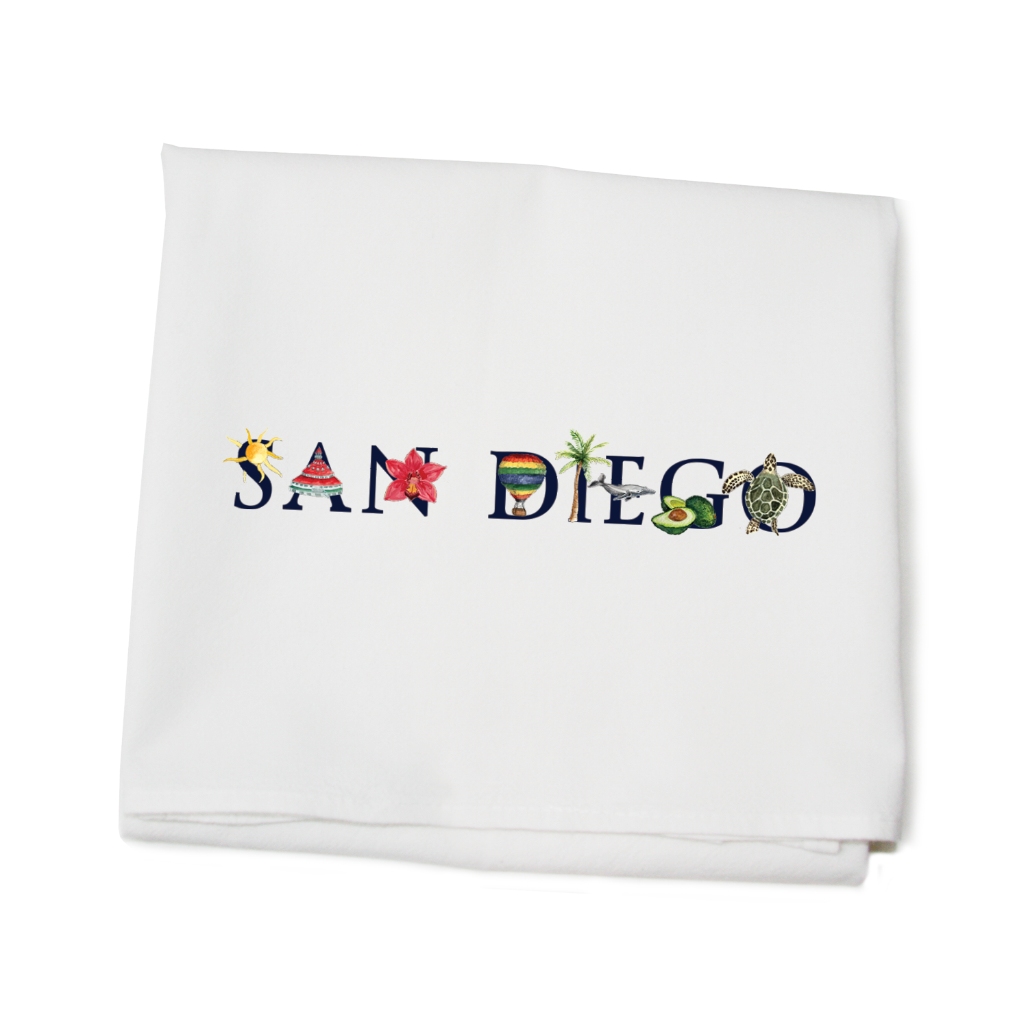 san diego flour sack towel