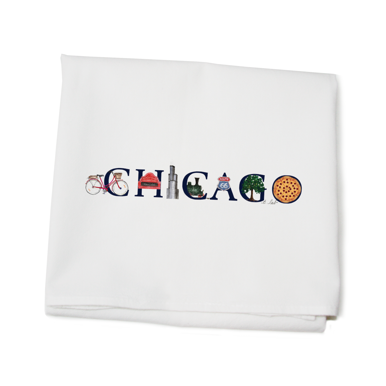 chicago flour sack towel