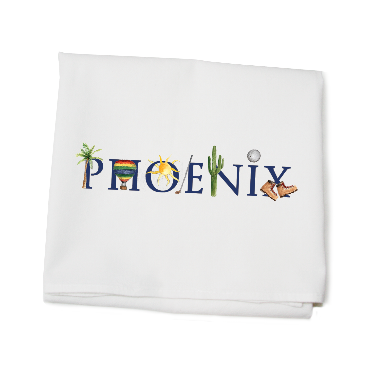 phoenix flour sack towel