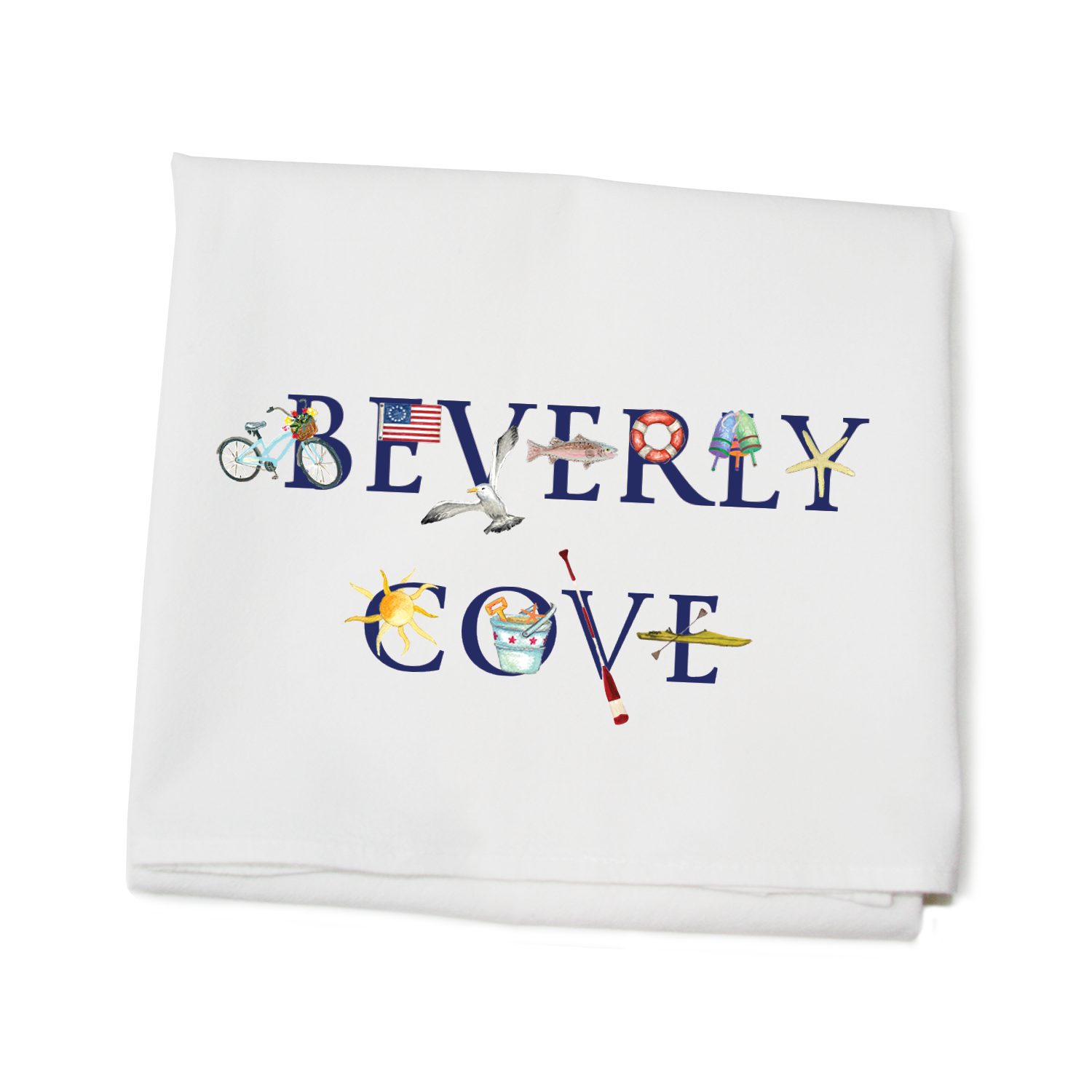 beverly cove flour sack towel