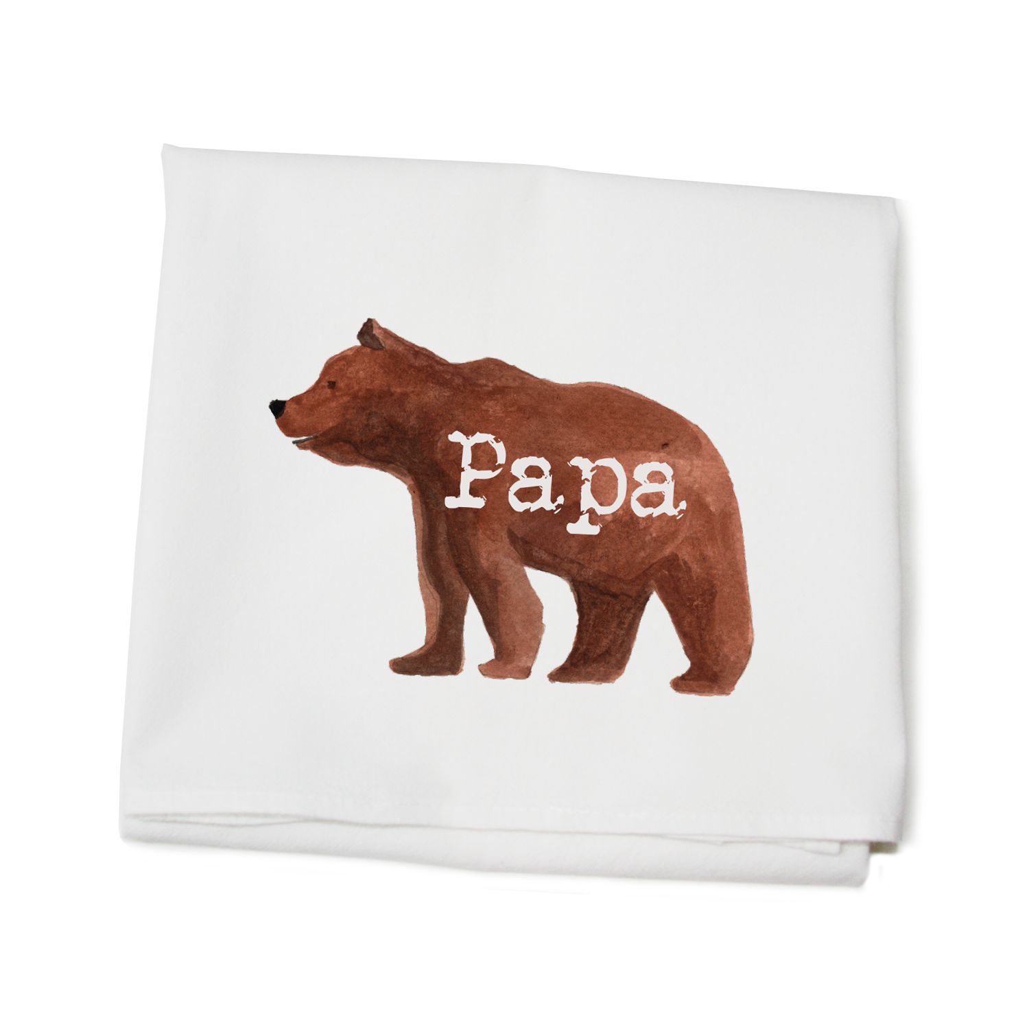 papa bear flour sack towel