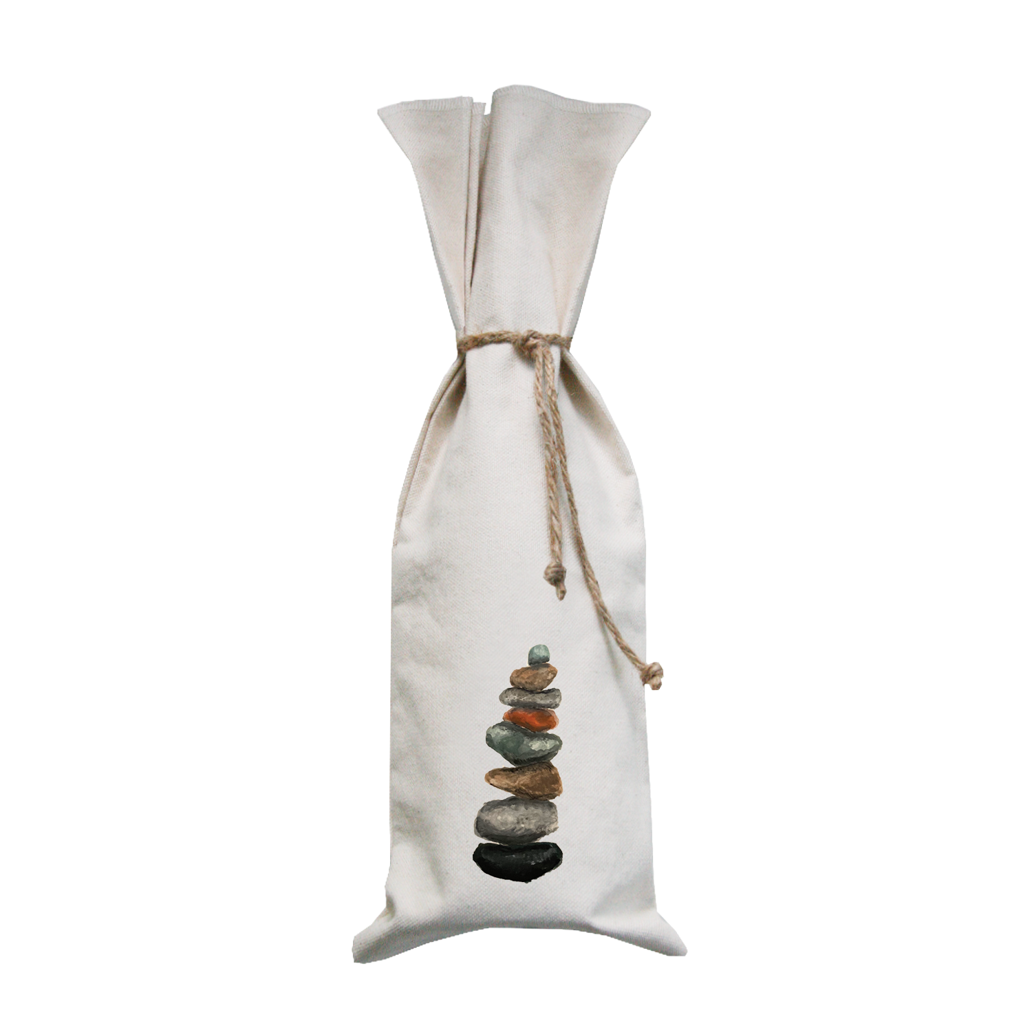 rock cairn wine bag