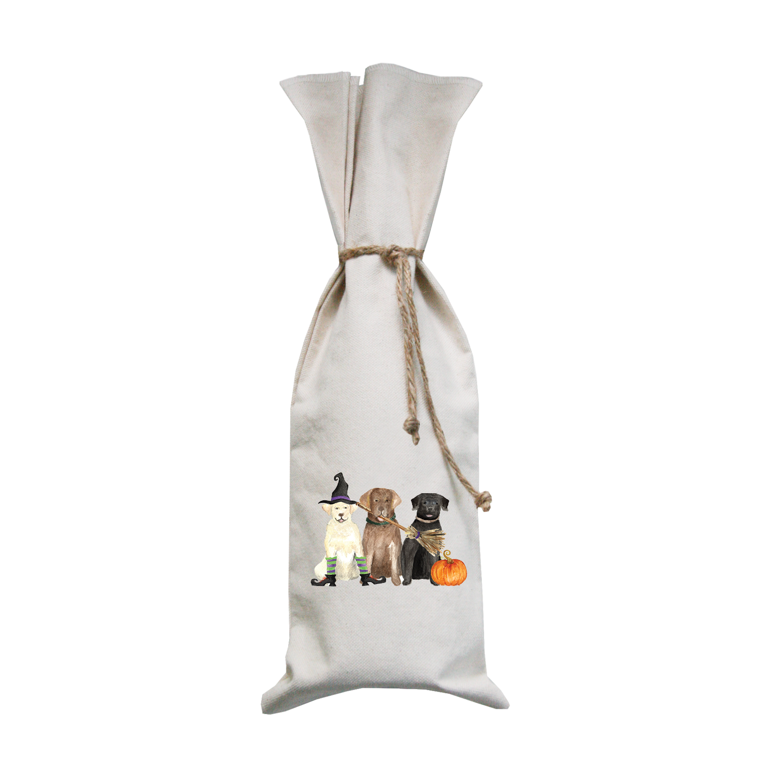 three labs october wine bag