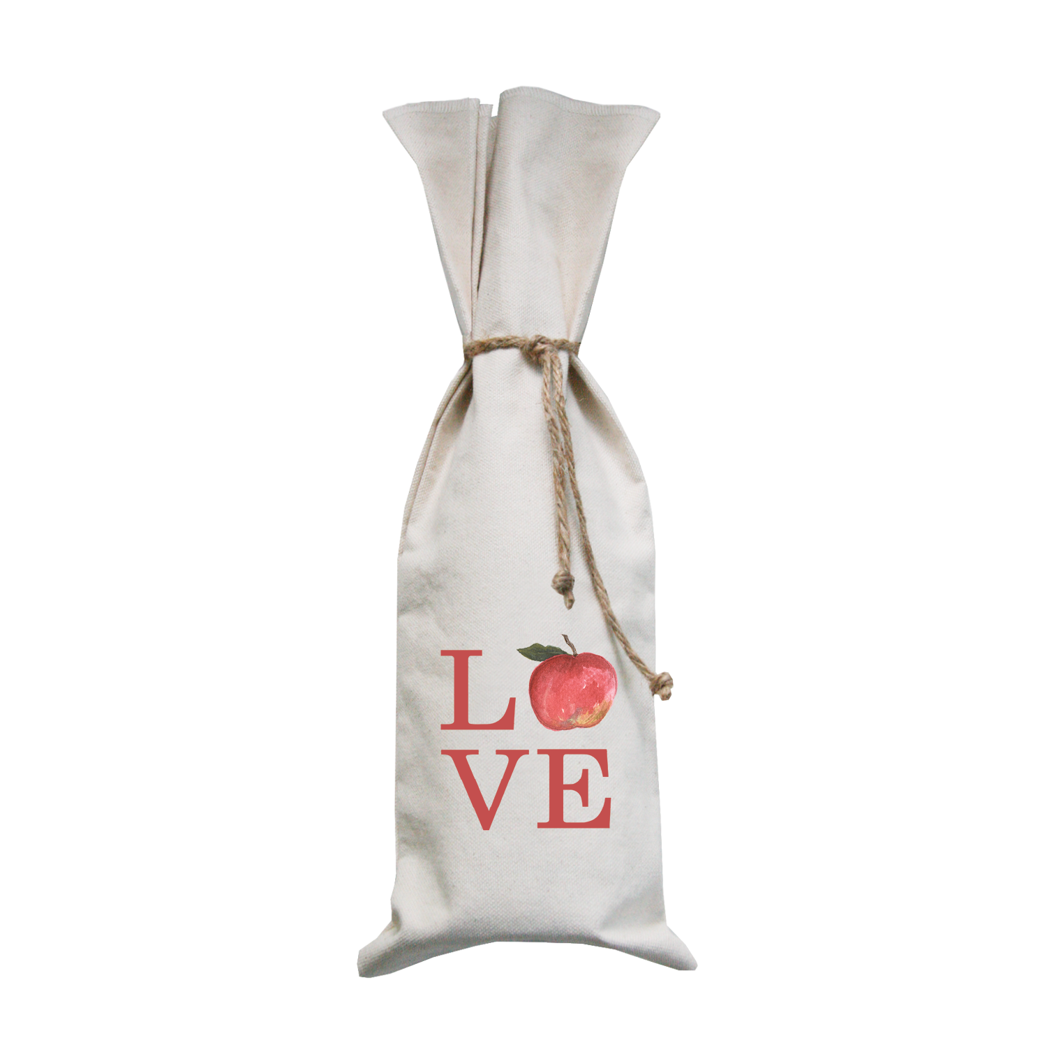 love apple wine bag