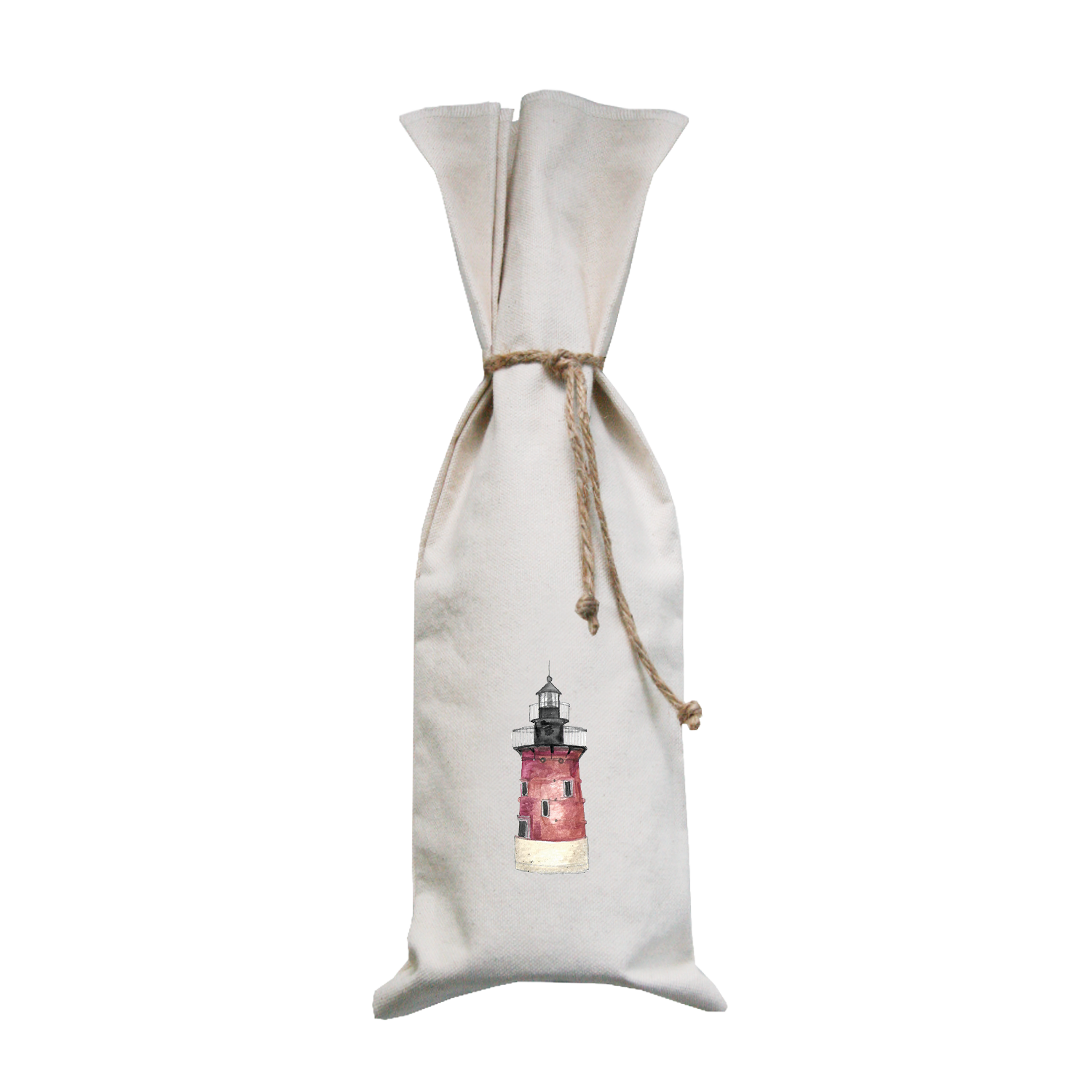 lewes lighthouse wine bag