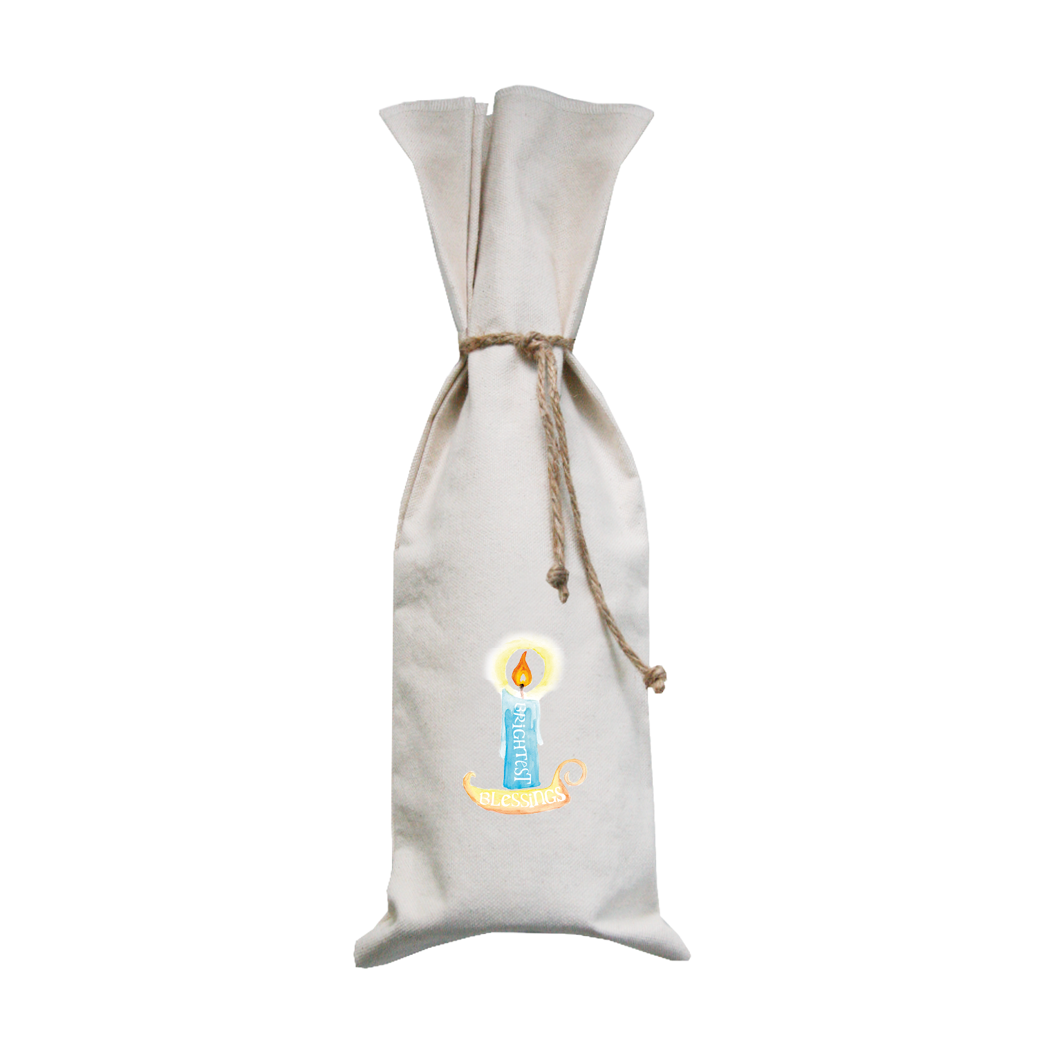 brightest blessings wine bag