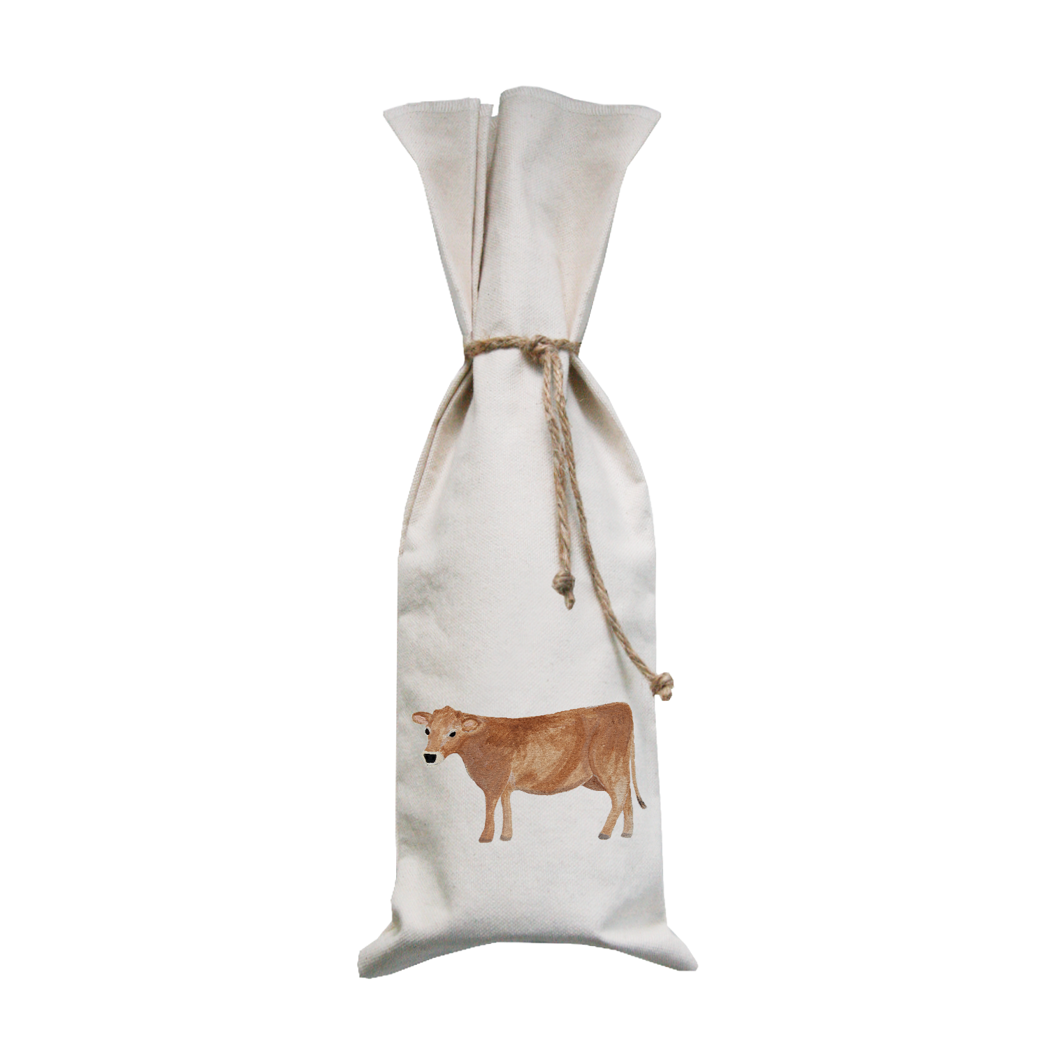 cow wine bag