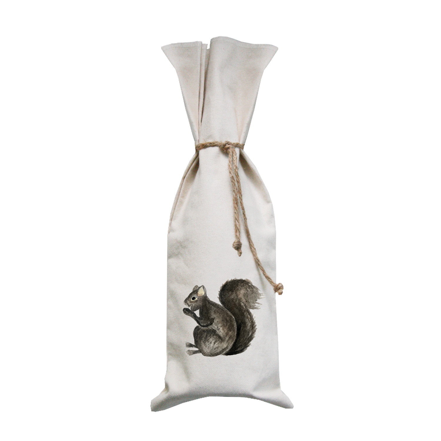 black squirrel wine bag