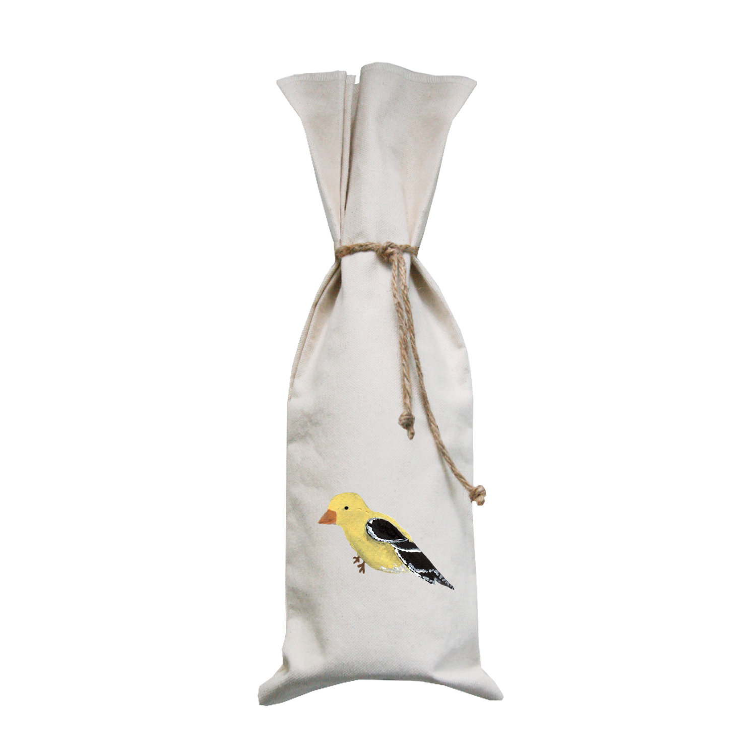 goldfinch wine bag