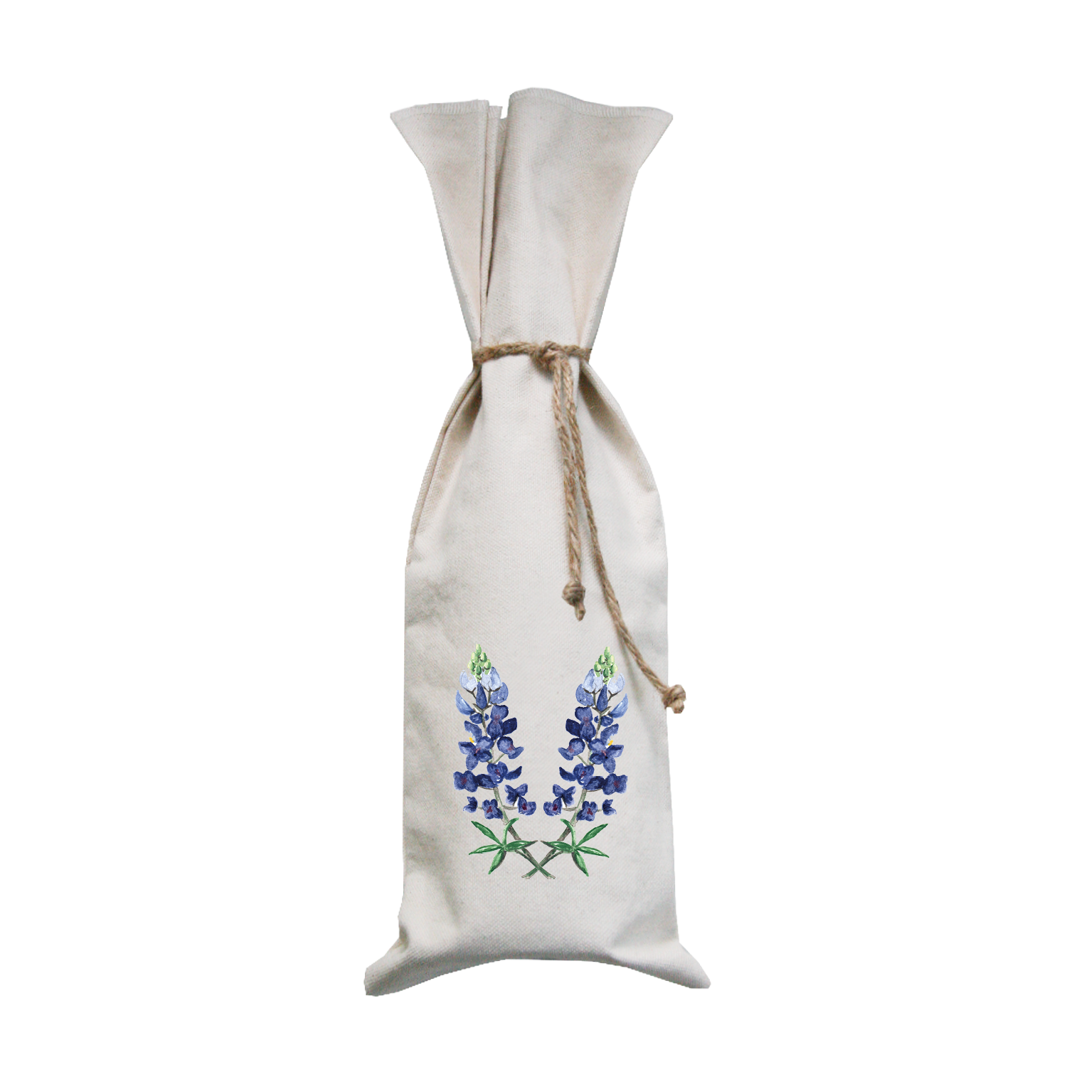 two bluebells wine bag