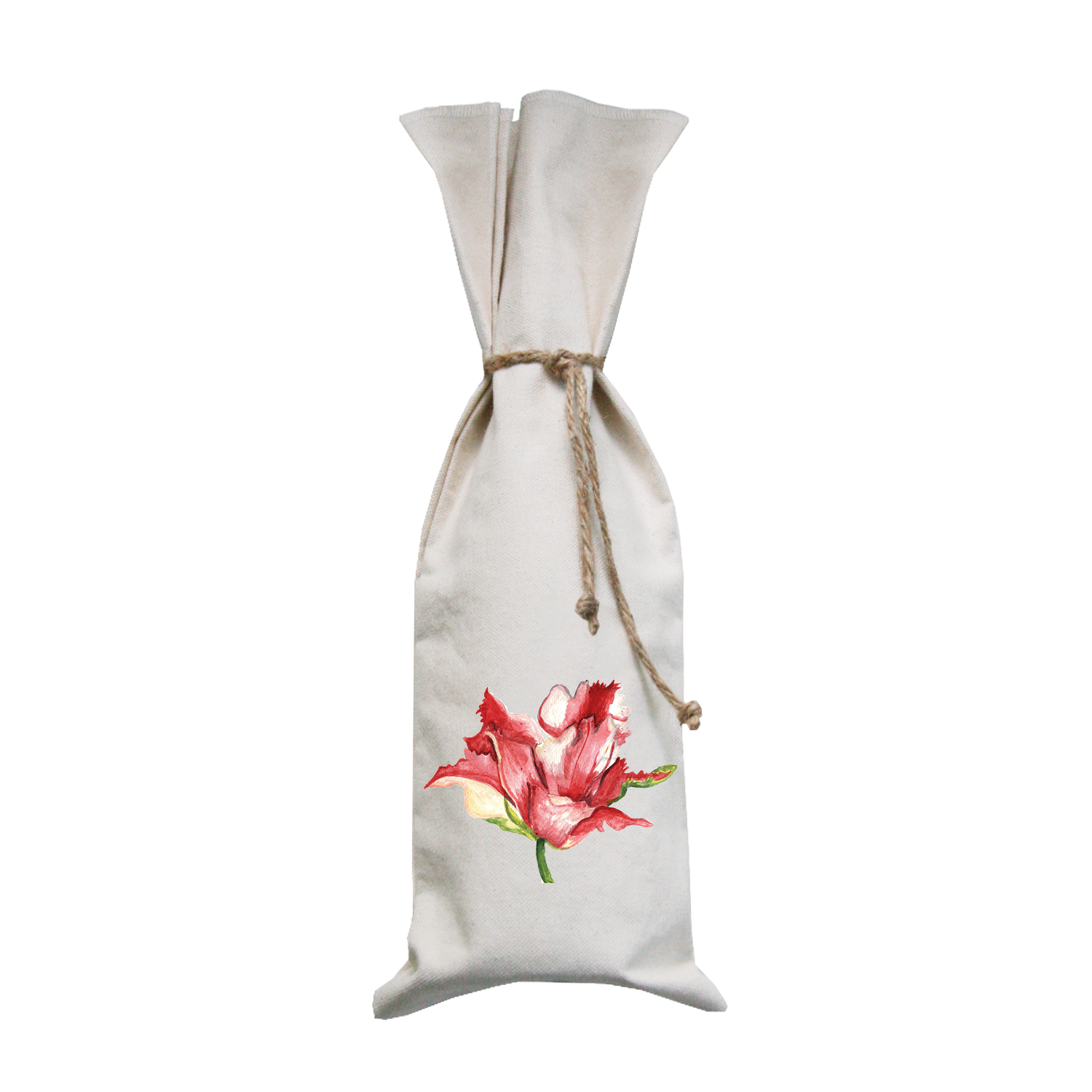 parrot tulip wine bag