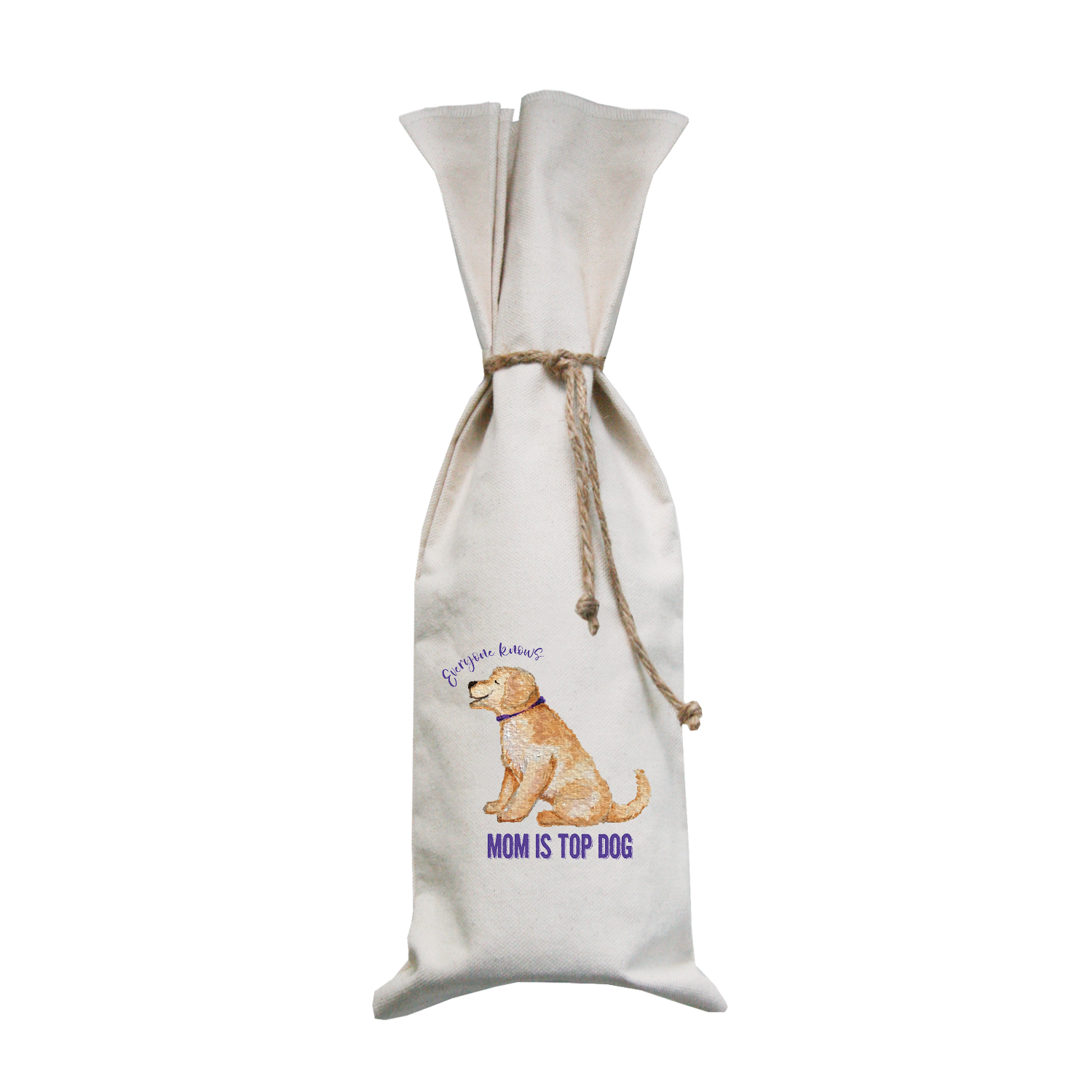 mom top dog wine bag