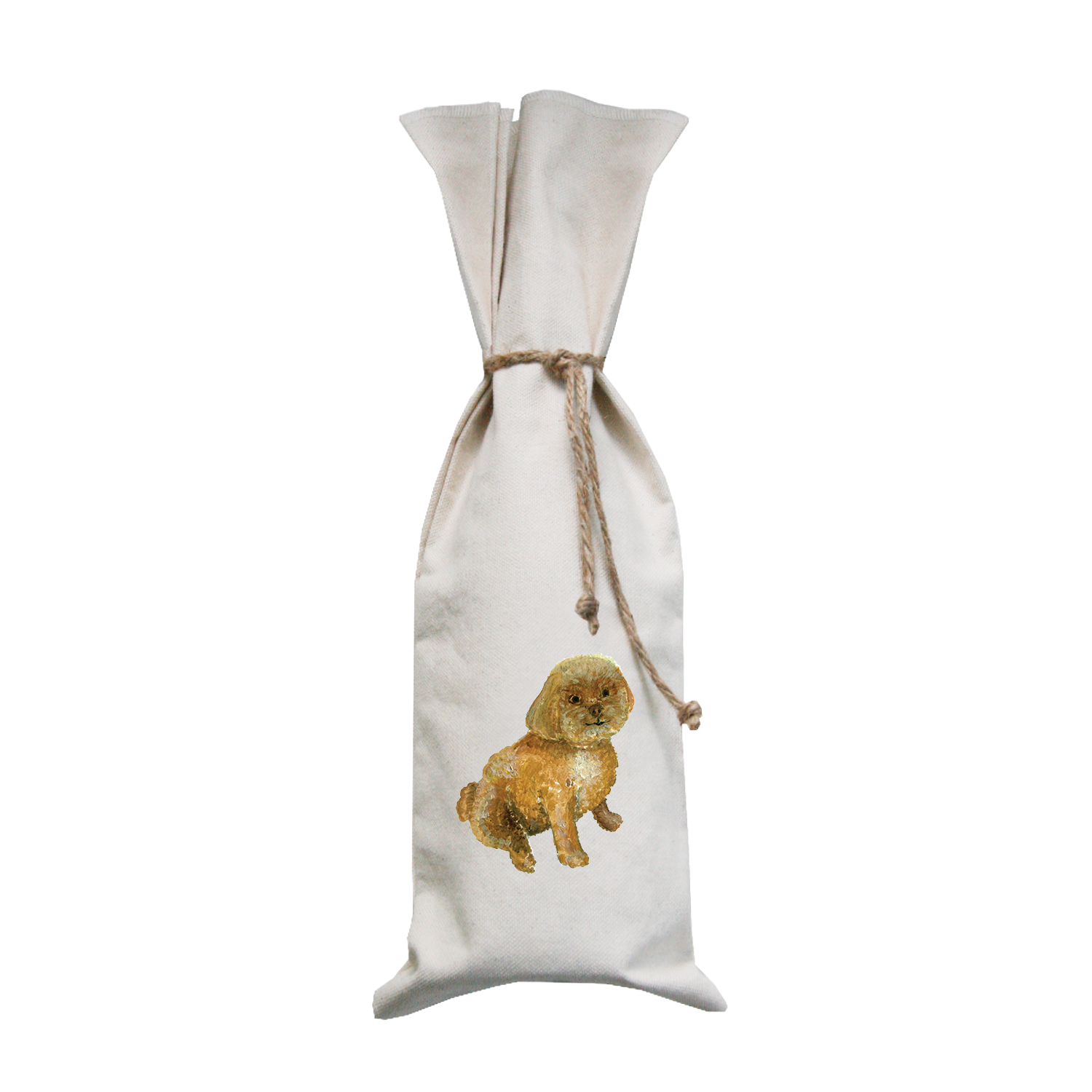 shih poo wine bag