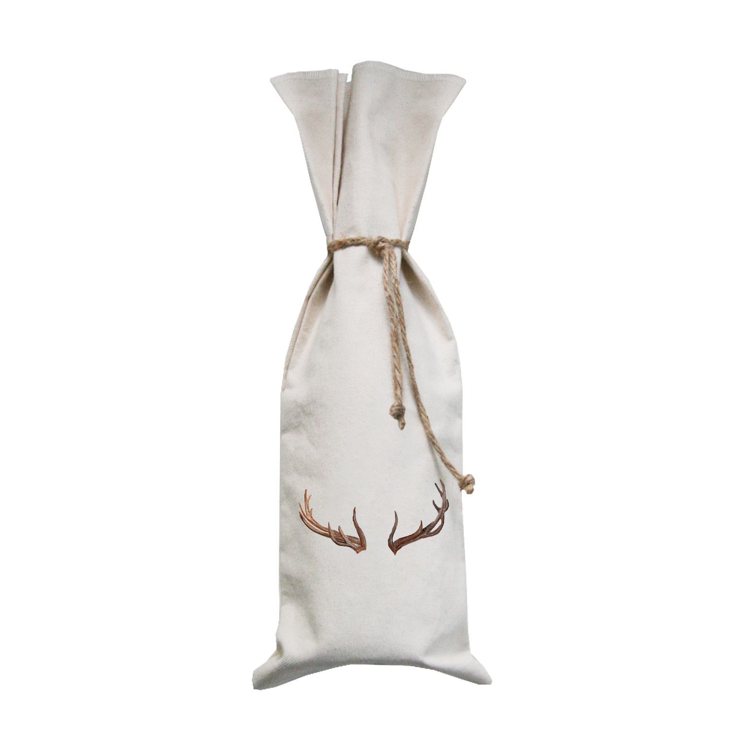 elk antlers wine bag