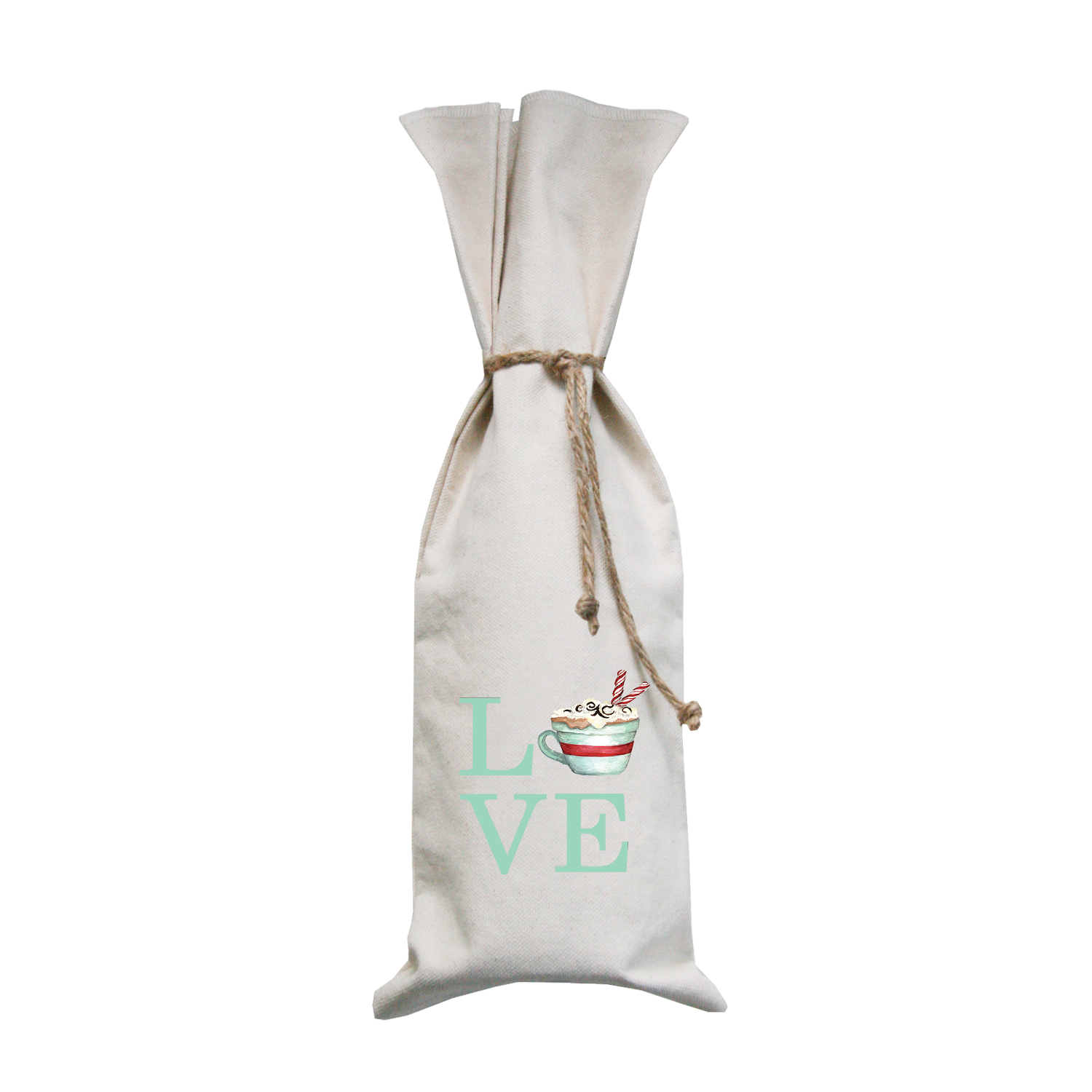 love cocoa wine bag