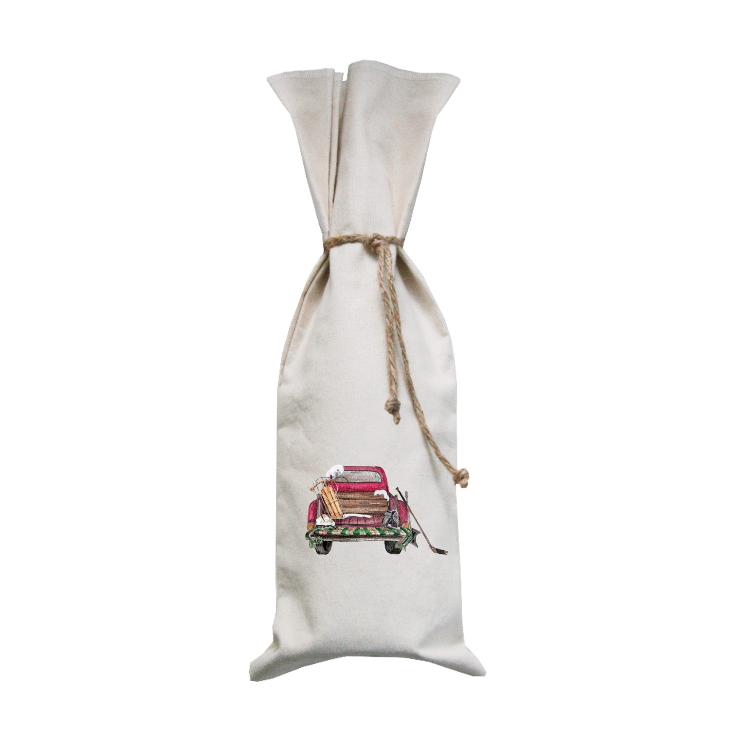 pick up truck skating wine bag