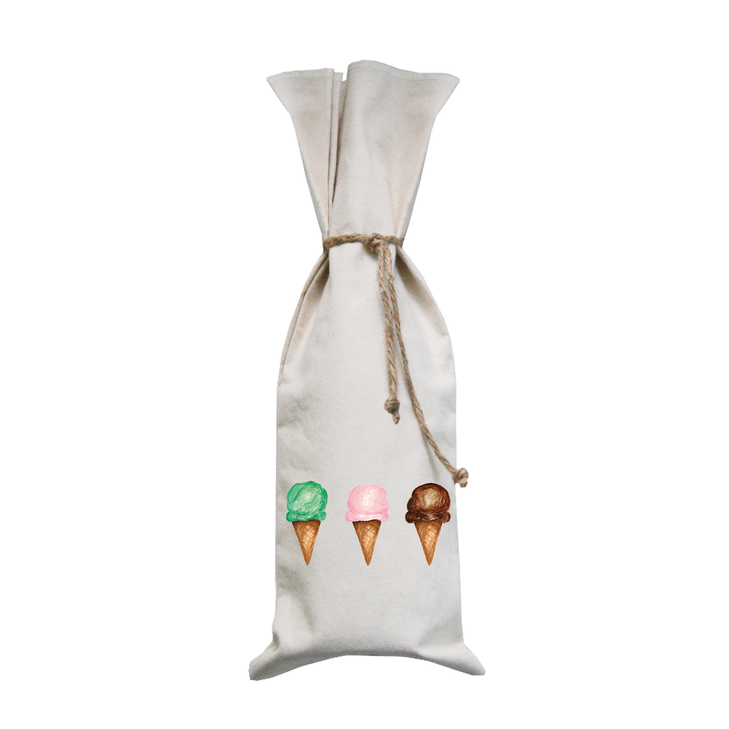 three cones wine bag