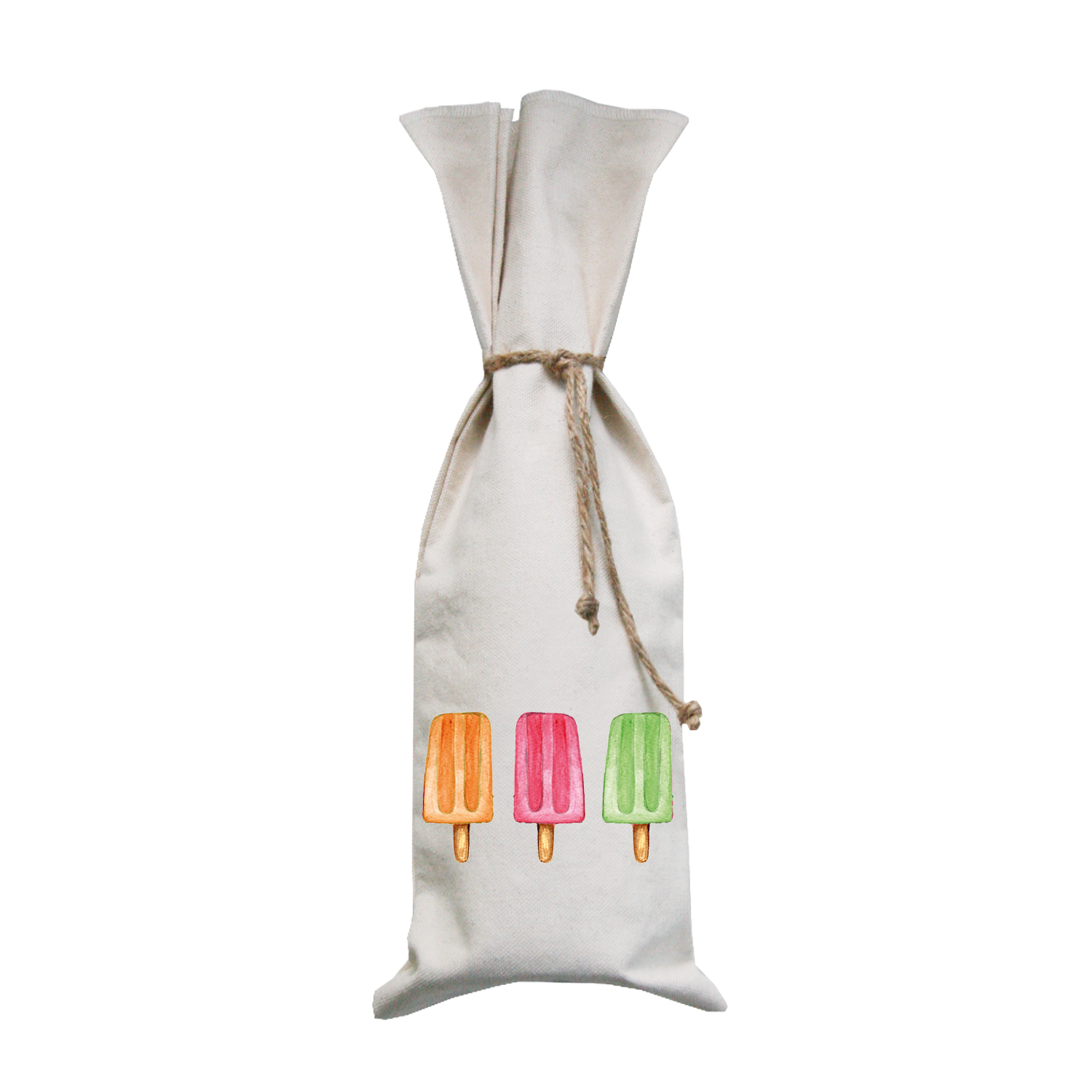 three popsicles wine bag