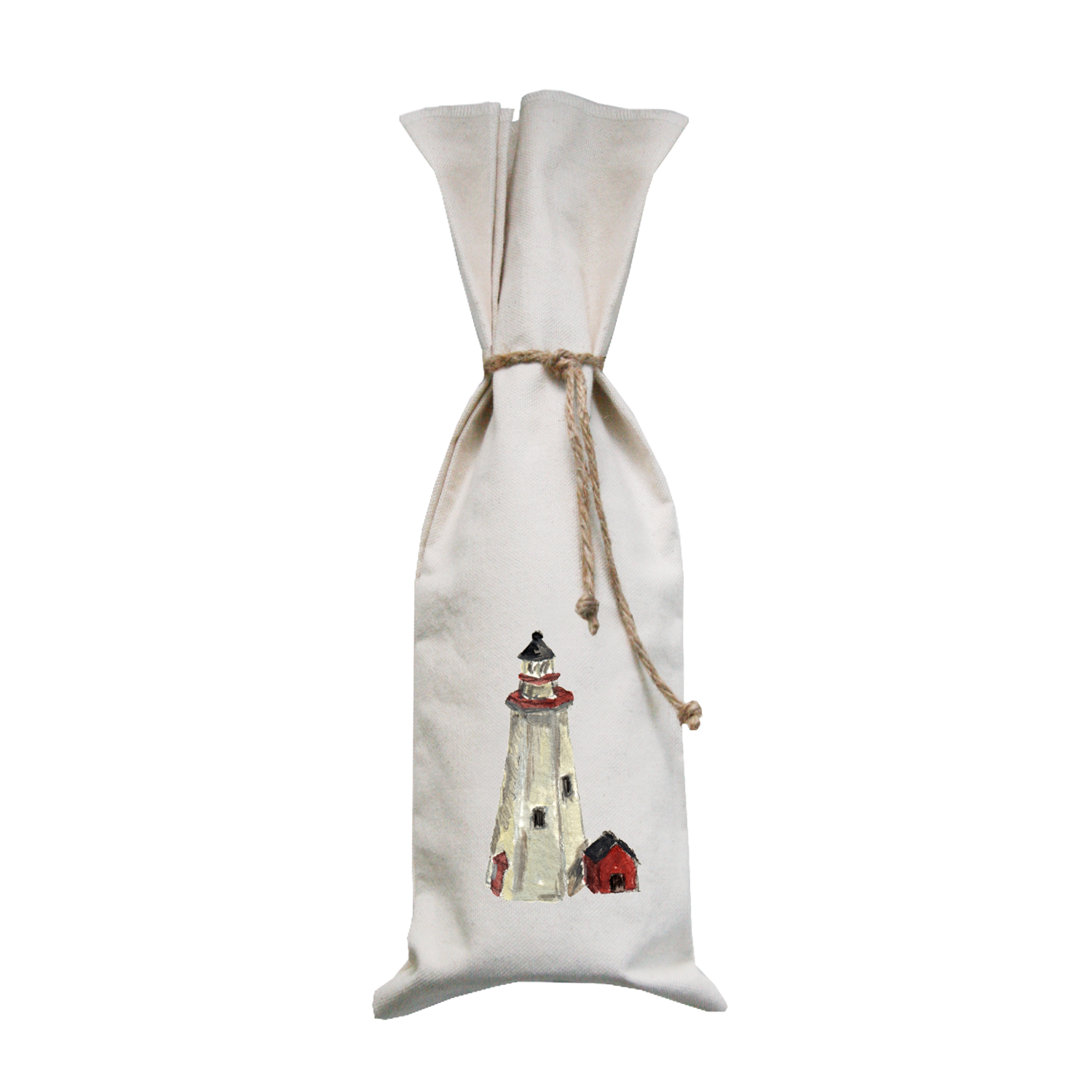 old baldy lighthouse wine bag