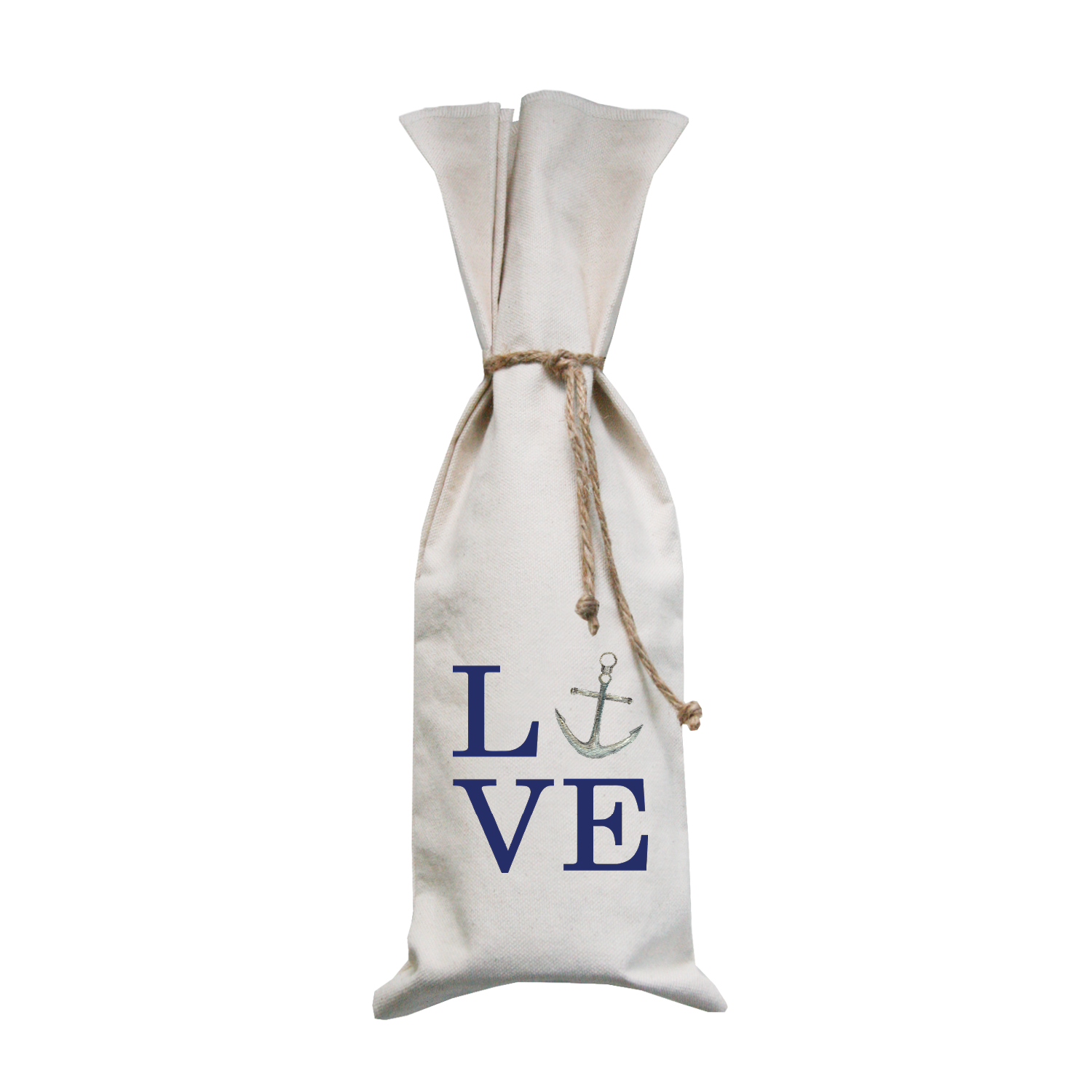 love anchor wine bag