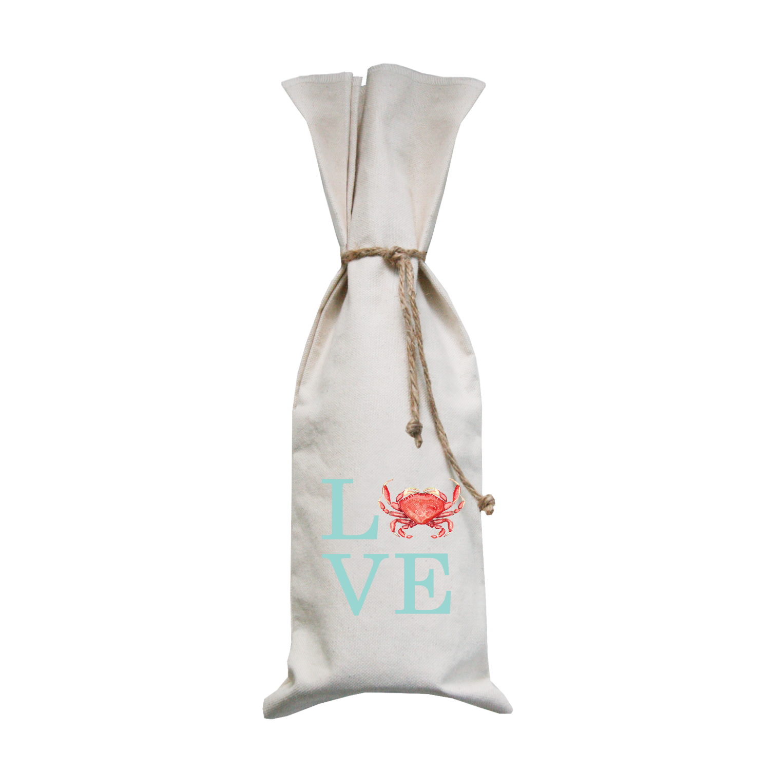 love crab wine bag