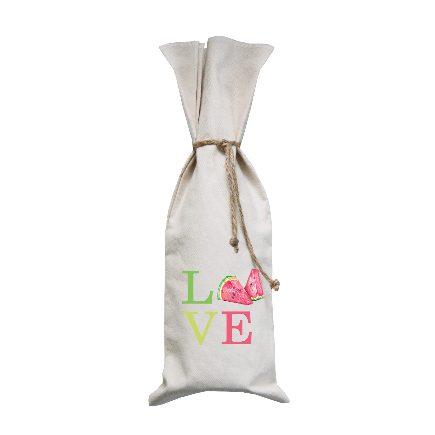 love watermelon wine bag