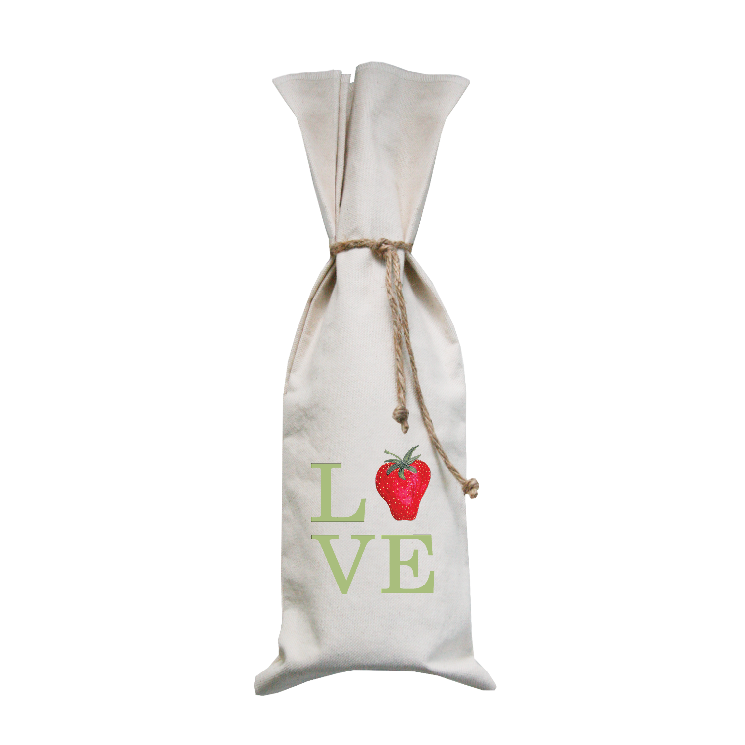 love strawberry wine bag