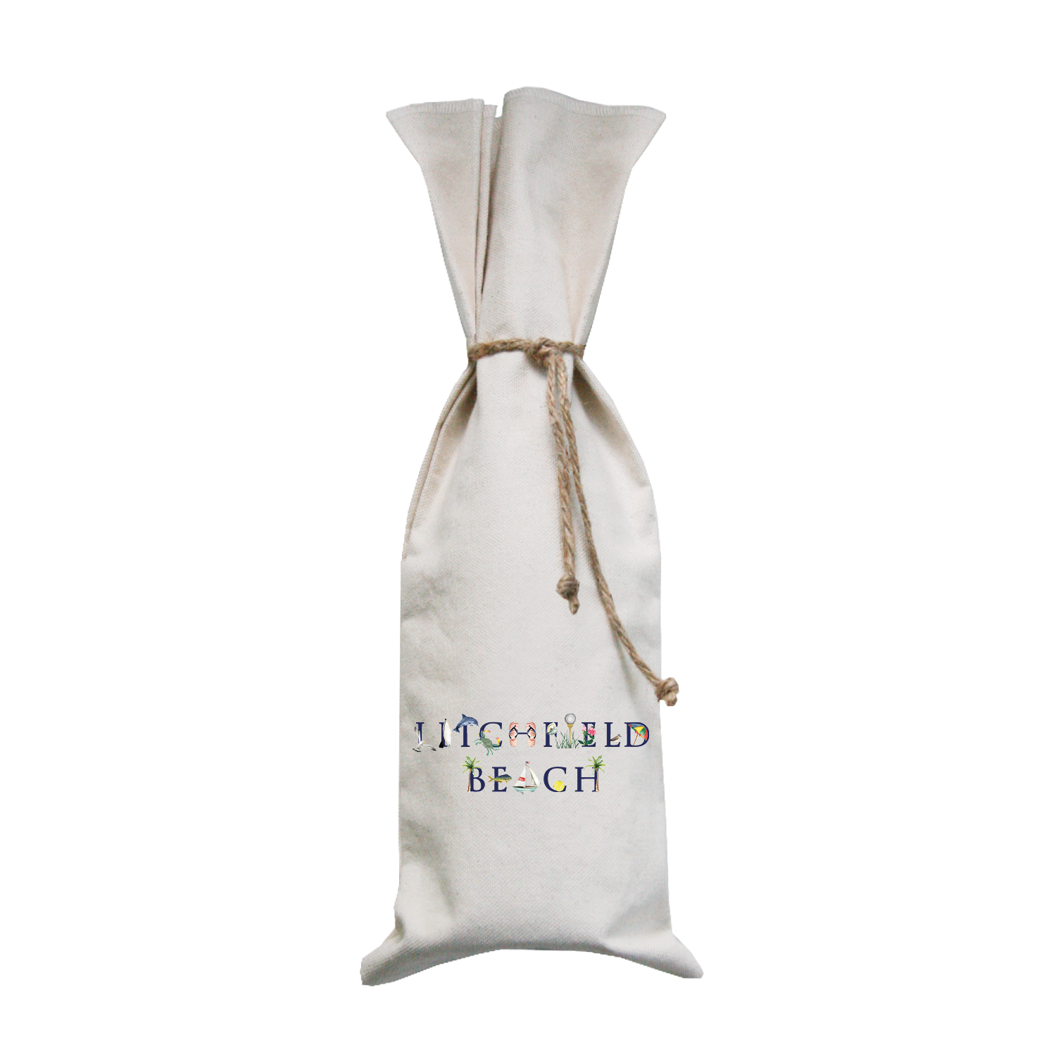litchfield beach wine bag