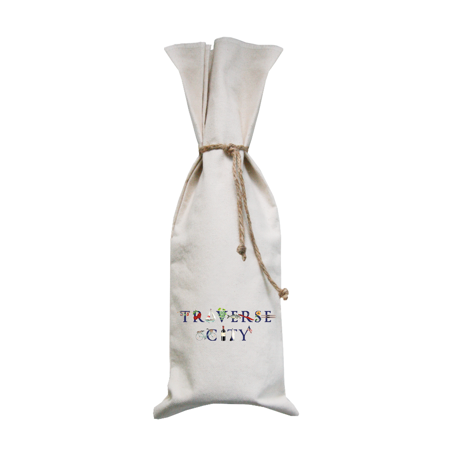 traverse city wine bag