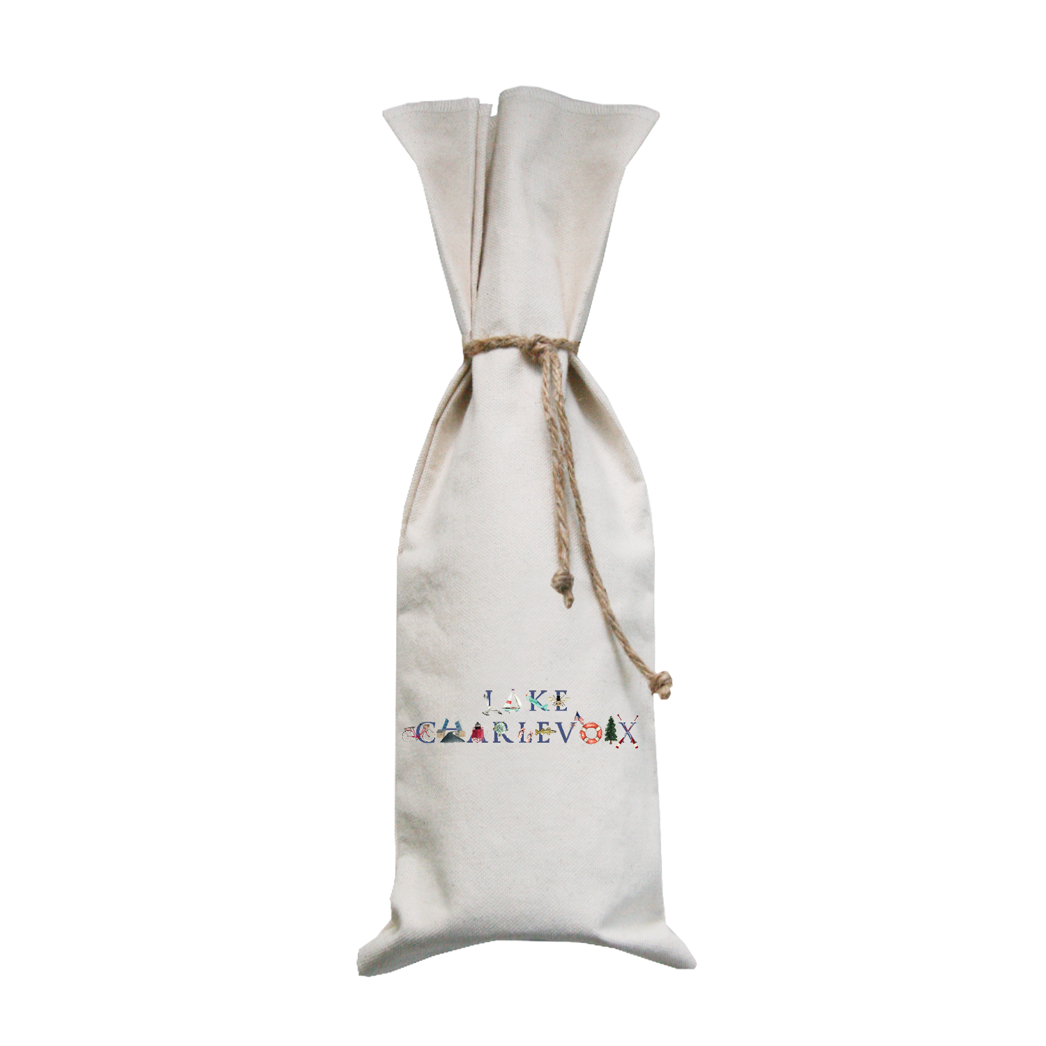 lake charlevoix wine bag