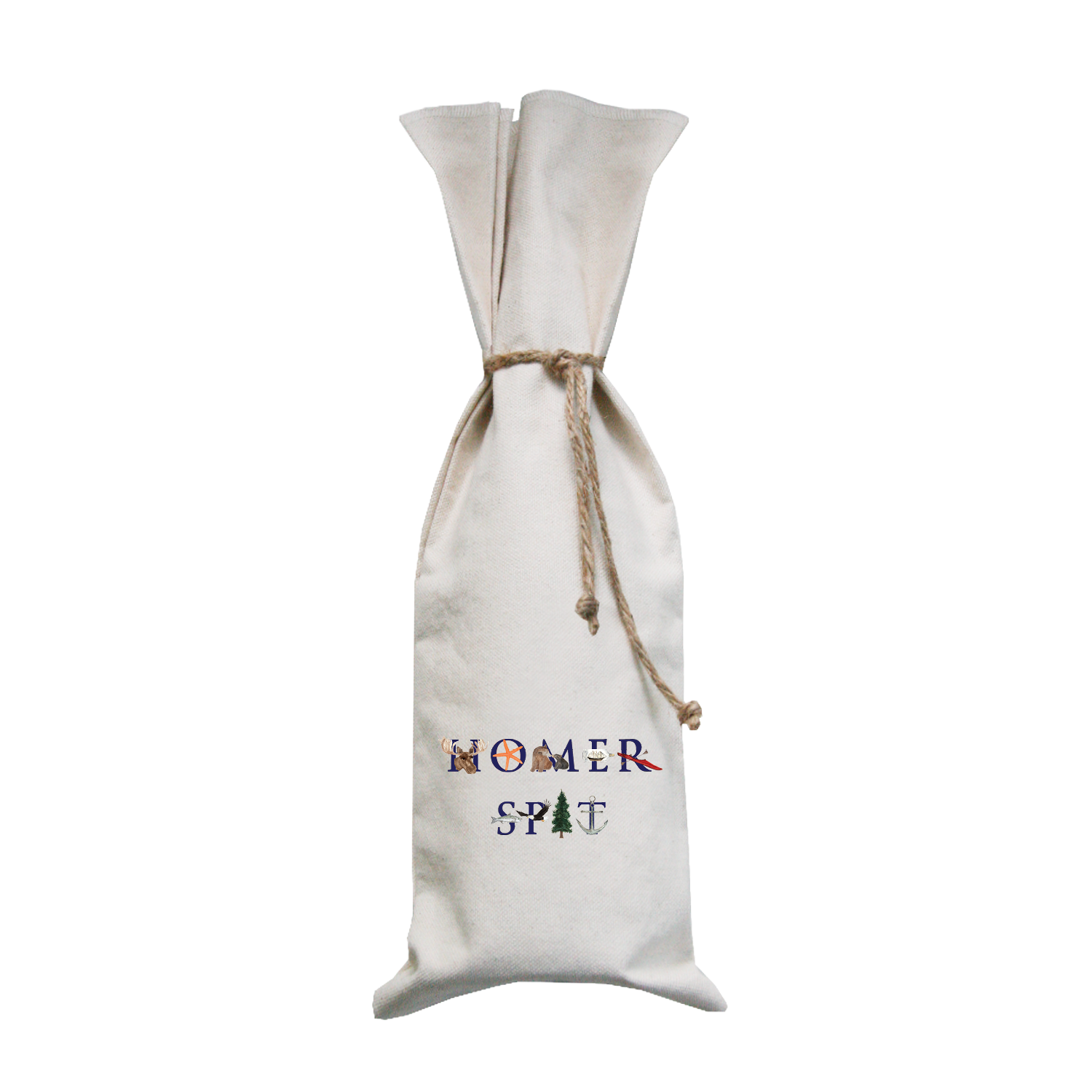 homer spit wine bag