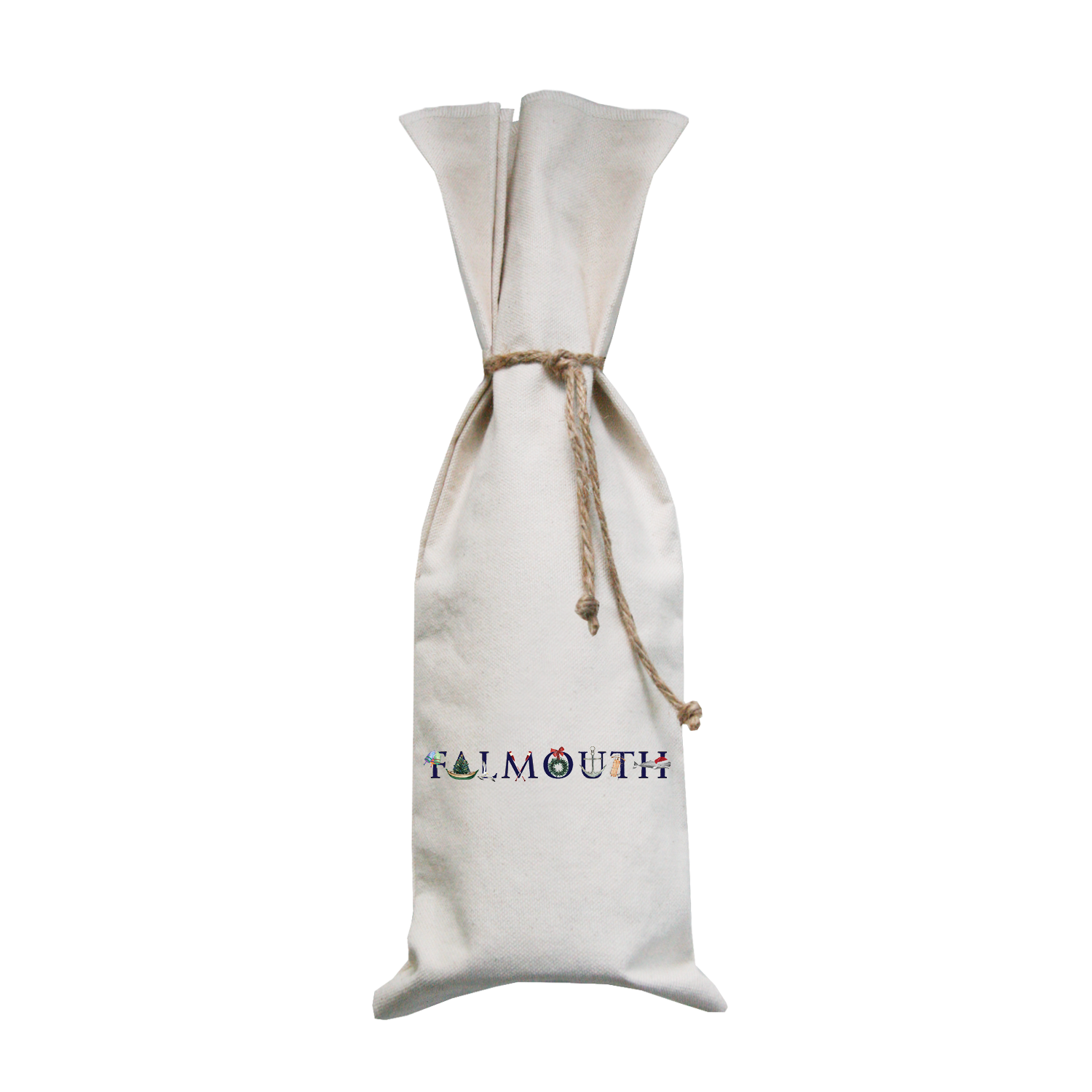 falmouth holiday wine bag