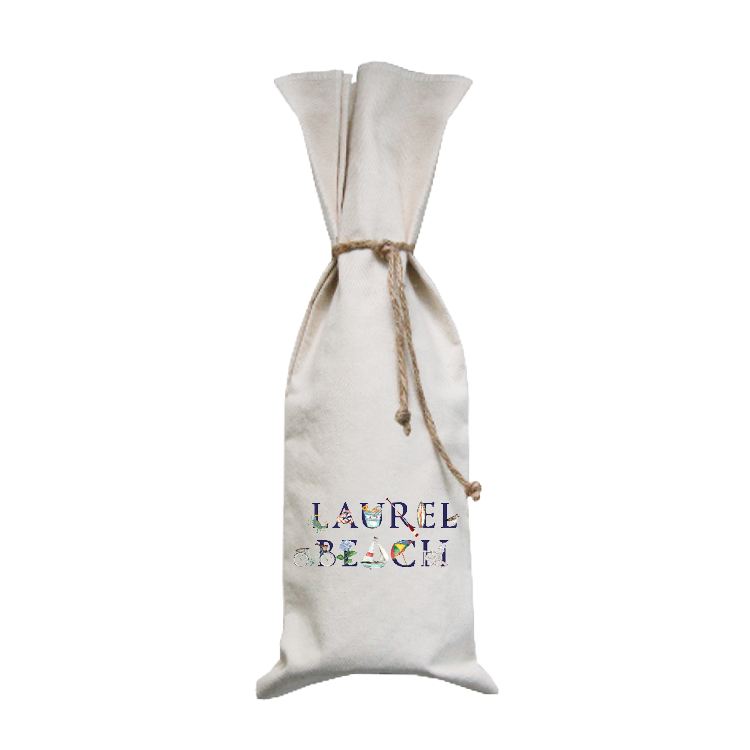 laurel beach wine bag