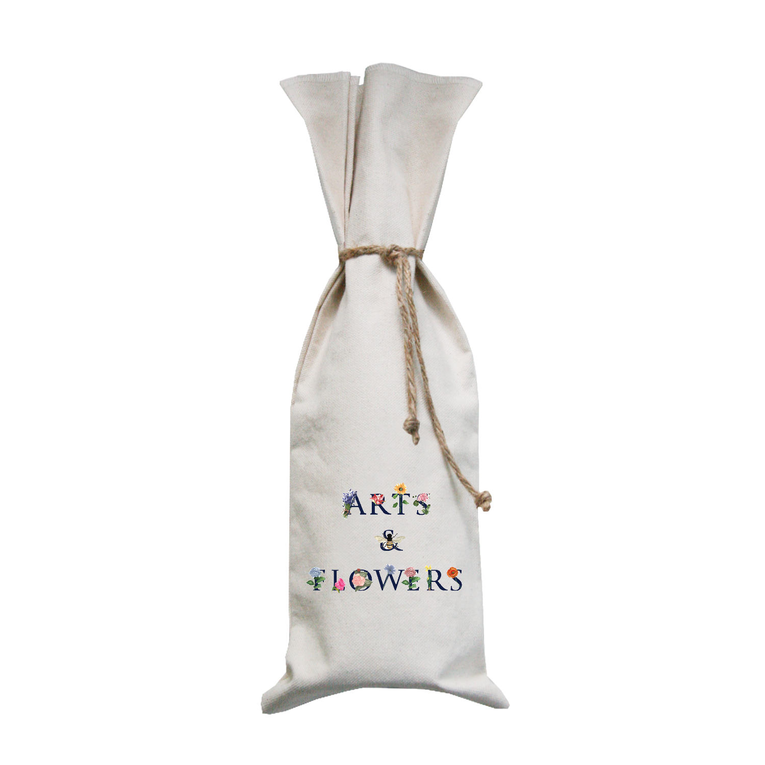 arts and flowers wine bag