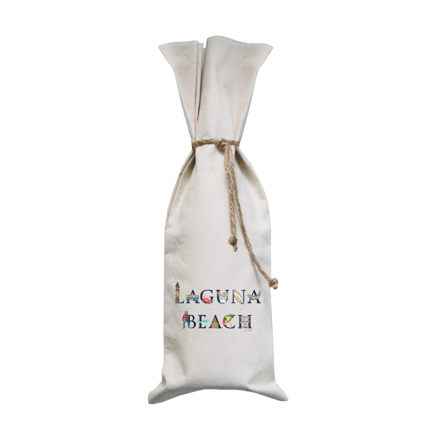laguna beach wine bag
