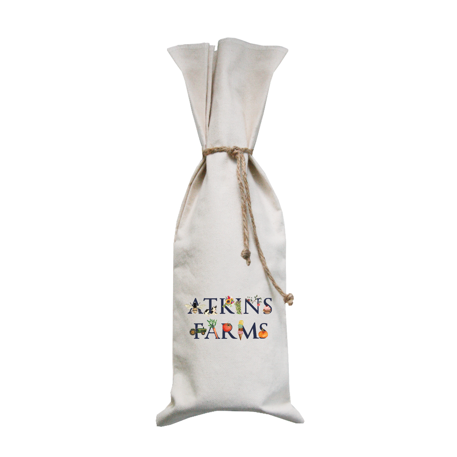 atkins farm wine bag