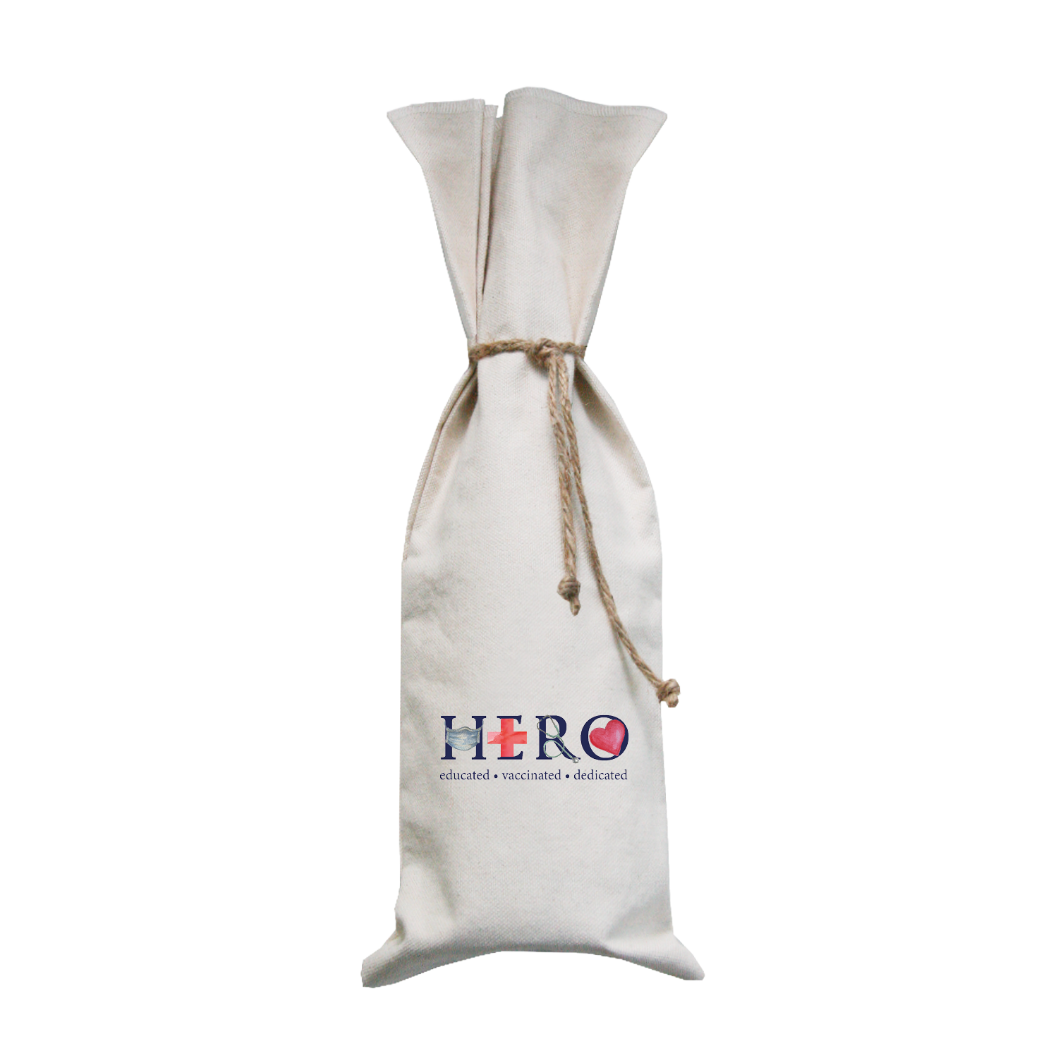 vaccine hero wine bag