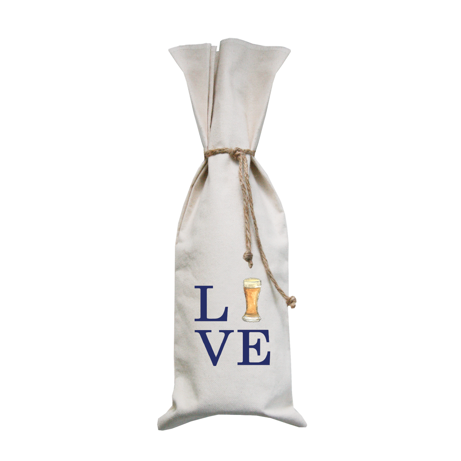 love beer wine bag