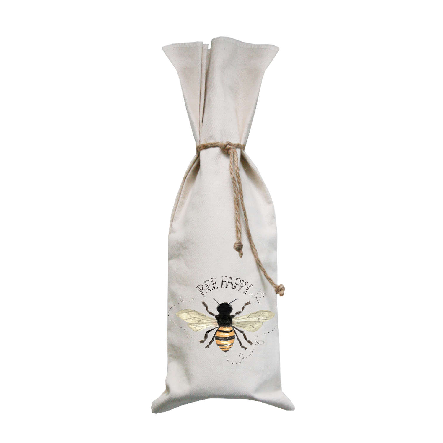 bee happy wine bag