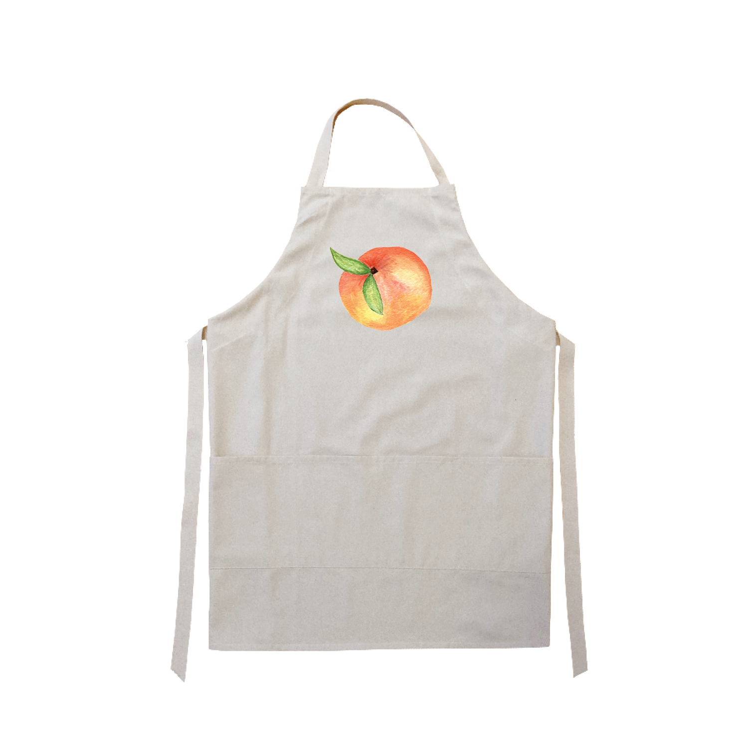 peach apron