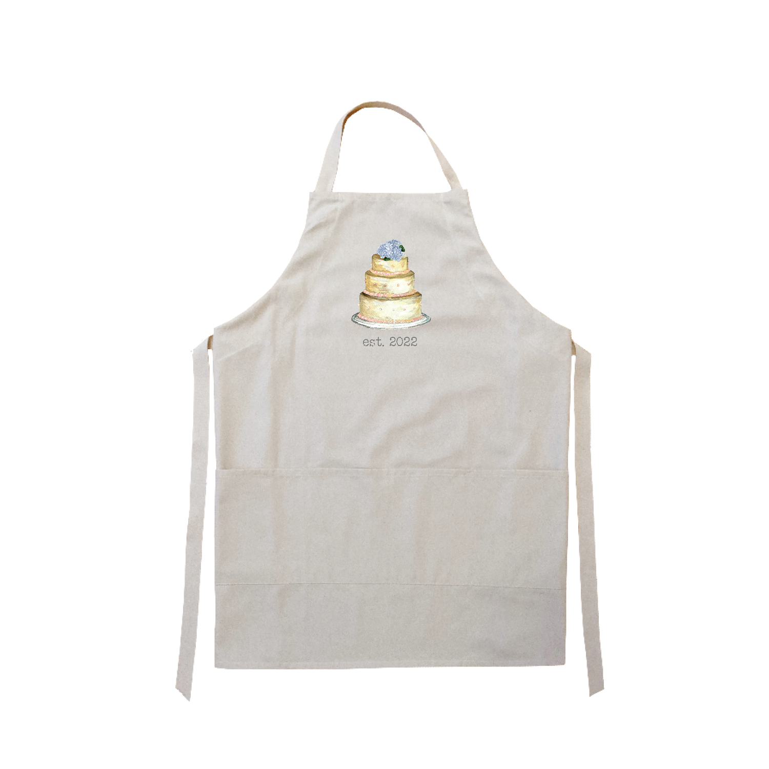 wedding cake date 2022 apron