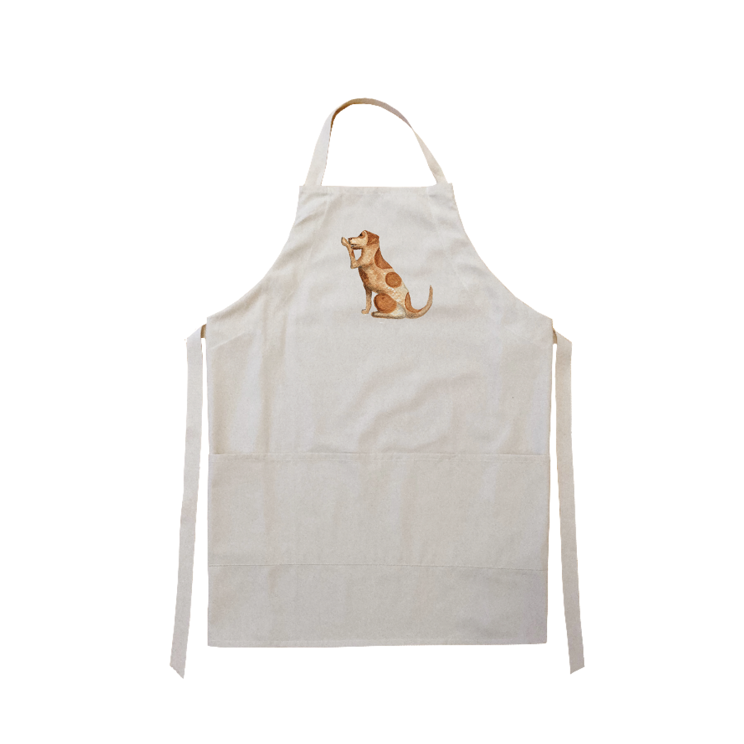 spotted dog apron