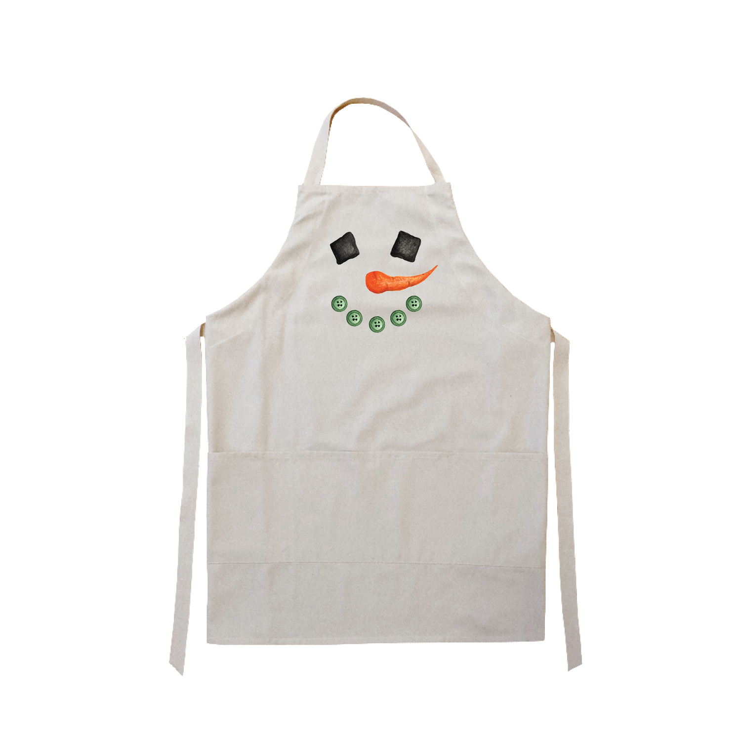 jolly snowman apron