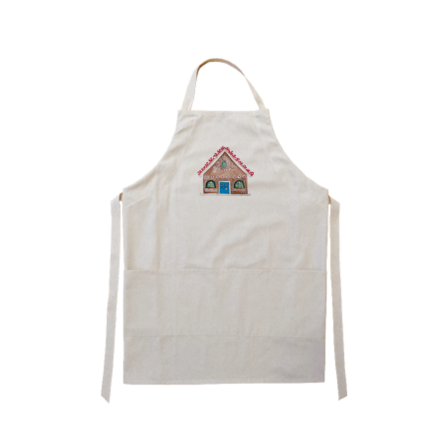 gingerbread house apron