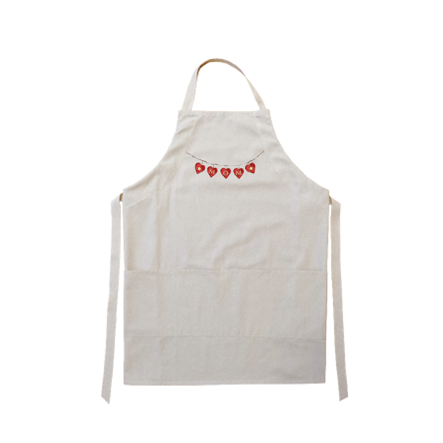 hearts on wire mom apron