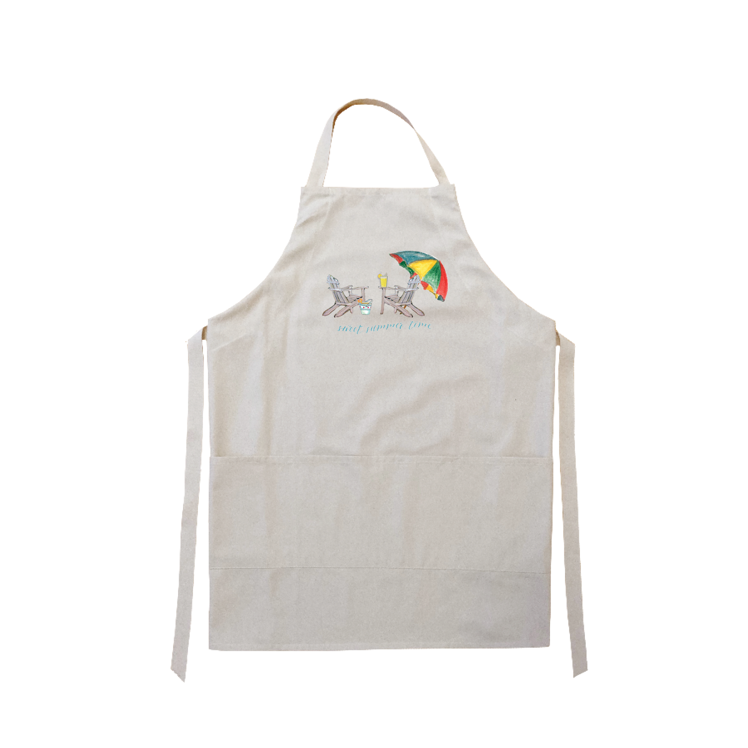 two chairs summer apron